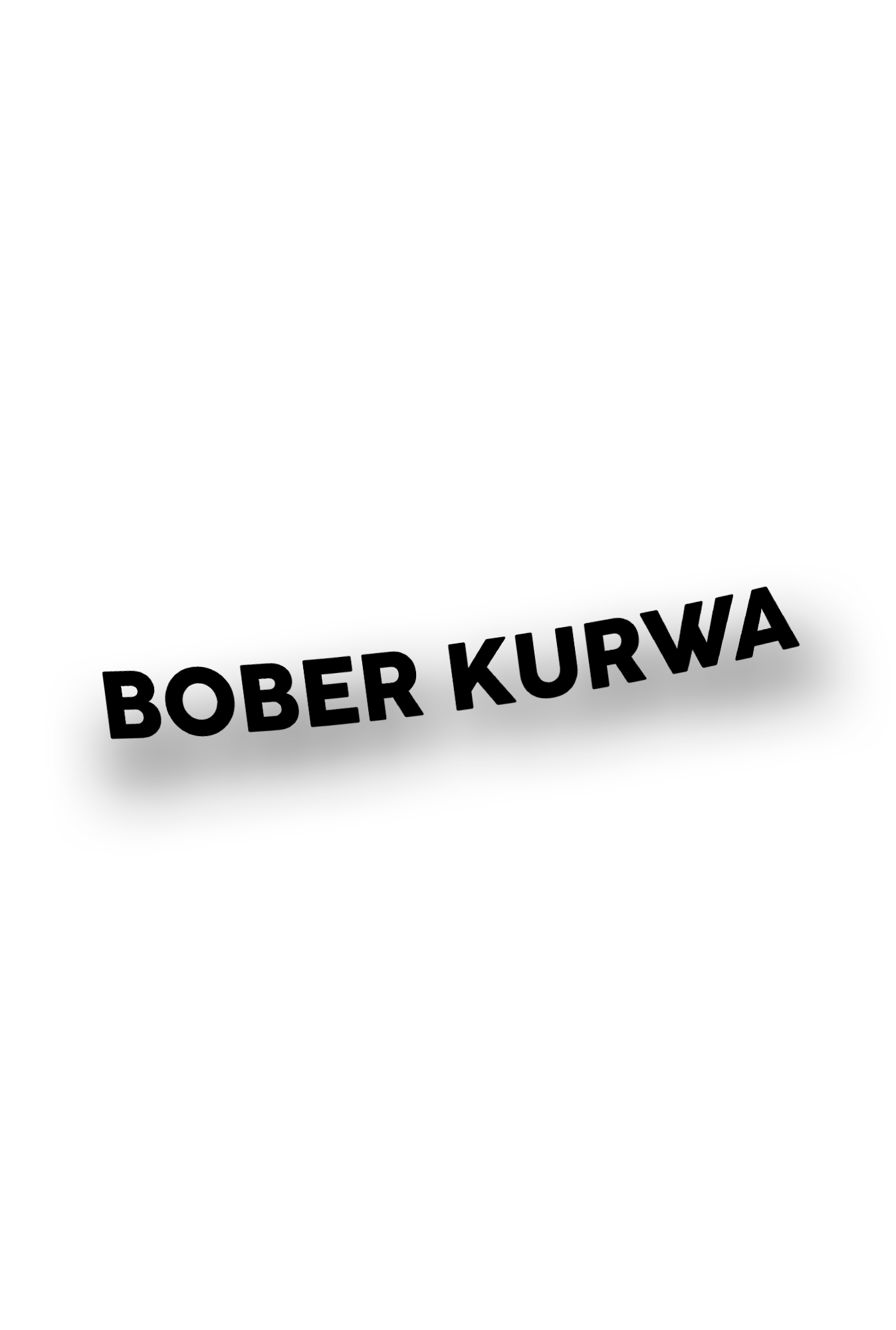 Bober Kurwa - Plotted Vinyl Sticker