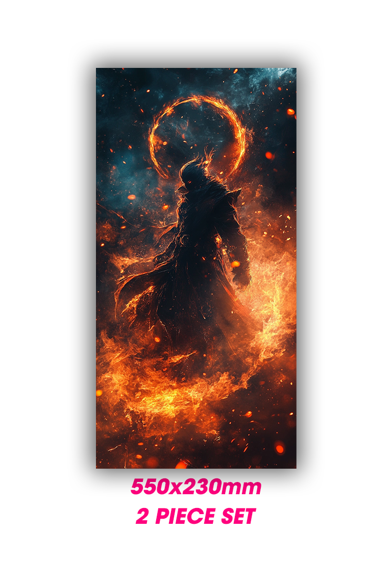 ''A Creature of Fire'' - Car Doors Pillar Decals