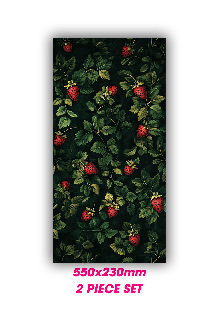 ''Retro Strawberry'' - Car Doors Pillar Decals