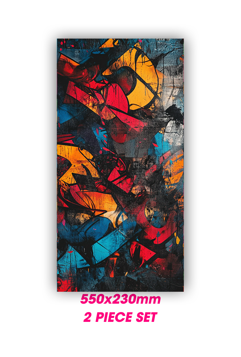 ''Graffiti No.2'' - Car Doors Pillar Decals