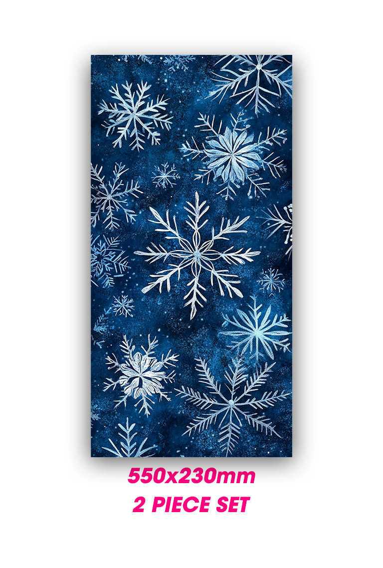 ''Winter Snowflakes'' - Car Doors Pillar Decals