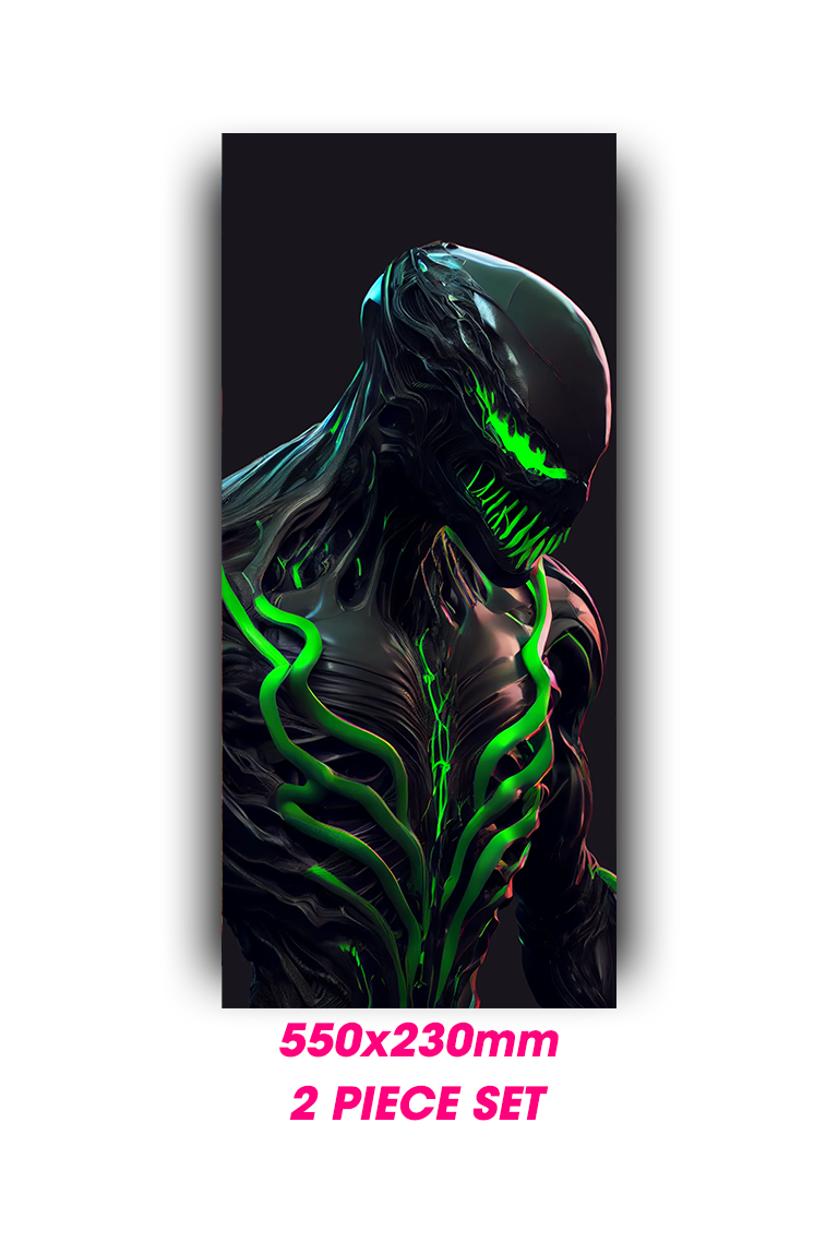 ''Green Venom'' - Car Doors Pillar Decals