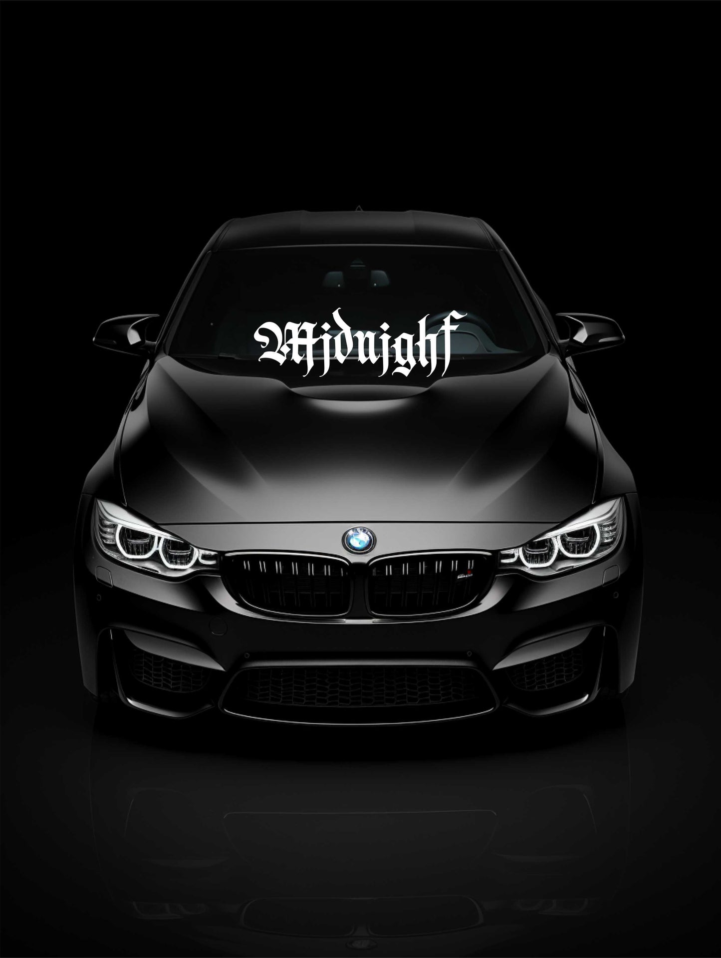 ''Midnight'' - Plotted Vinyl Banner Decal