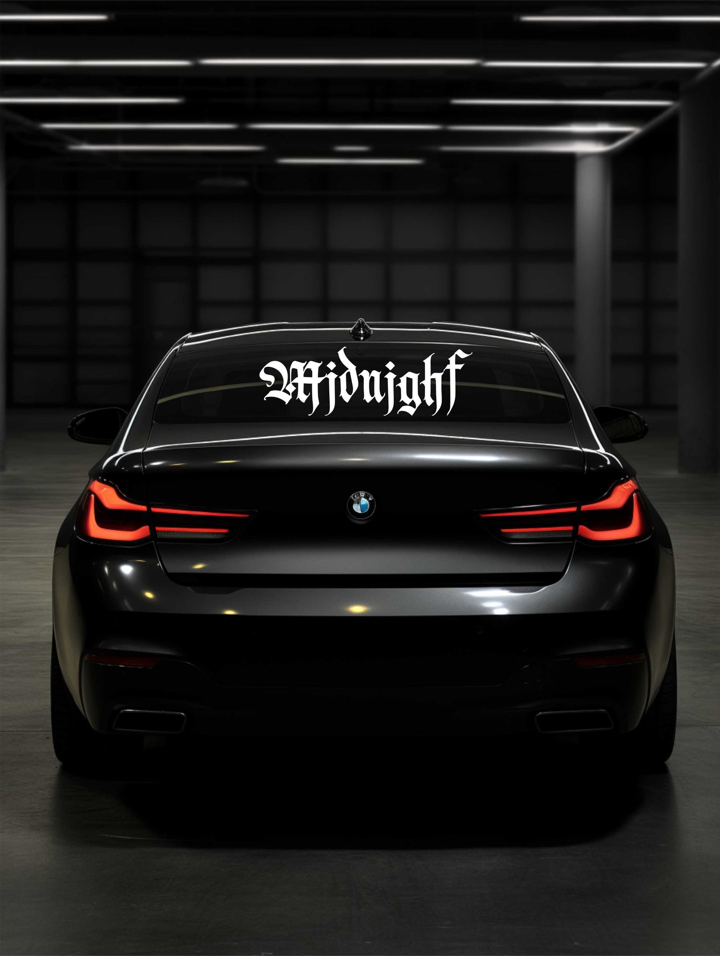 ''Midnight'' - Plotted Vinyl Banner Decal