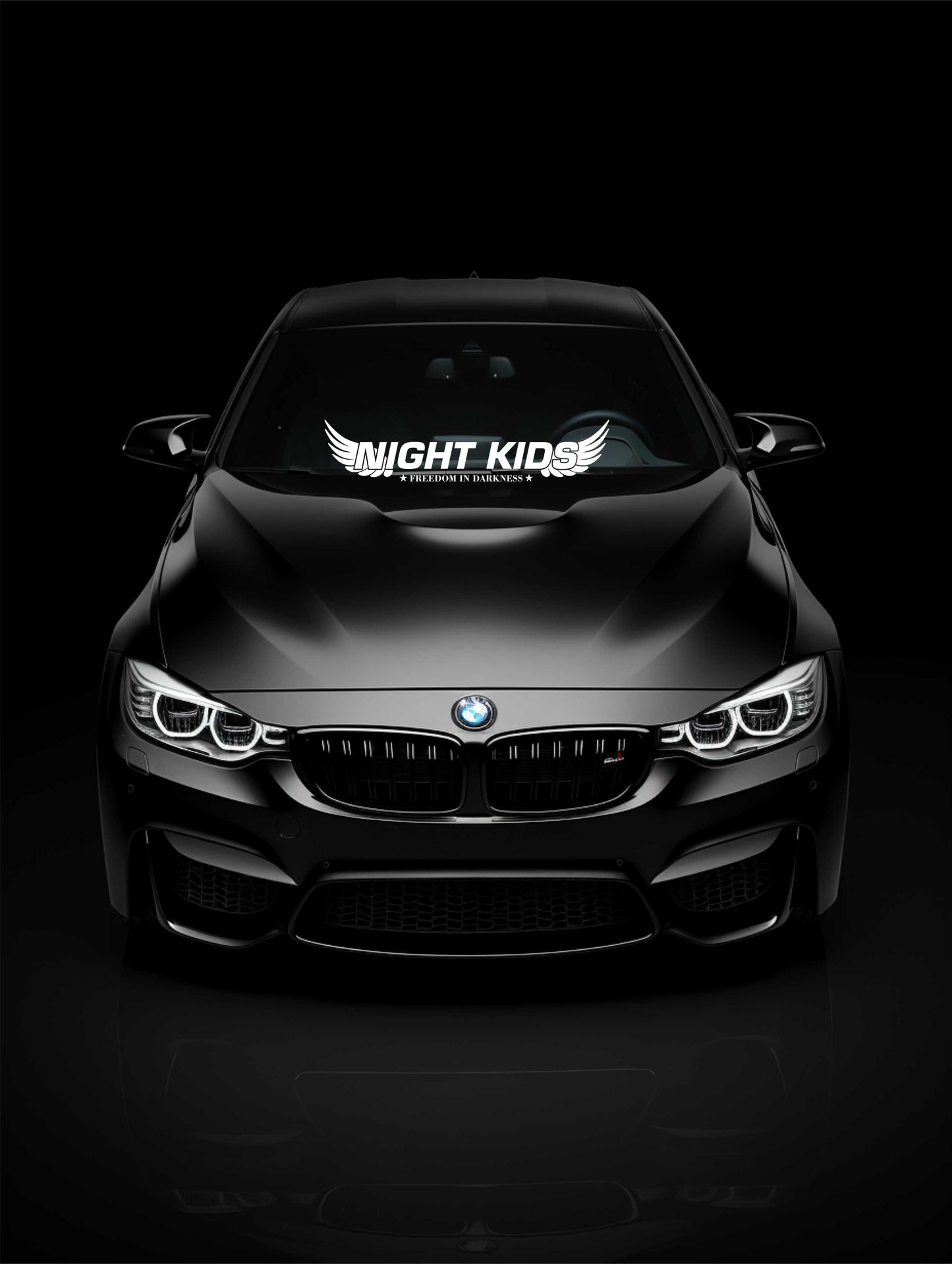''Night Kids'' - Plotted Vinyl Banner Decal