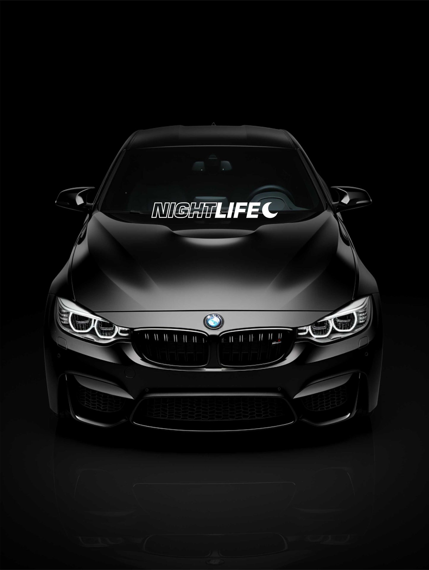 ''Night Life'' - Plotted Vinyl Banner Decal