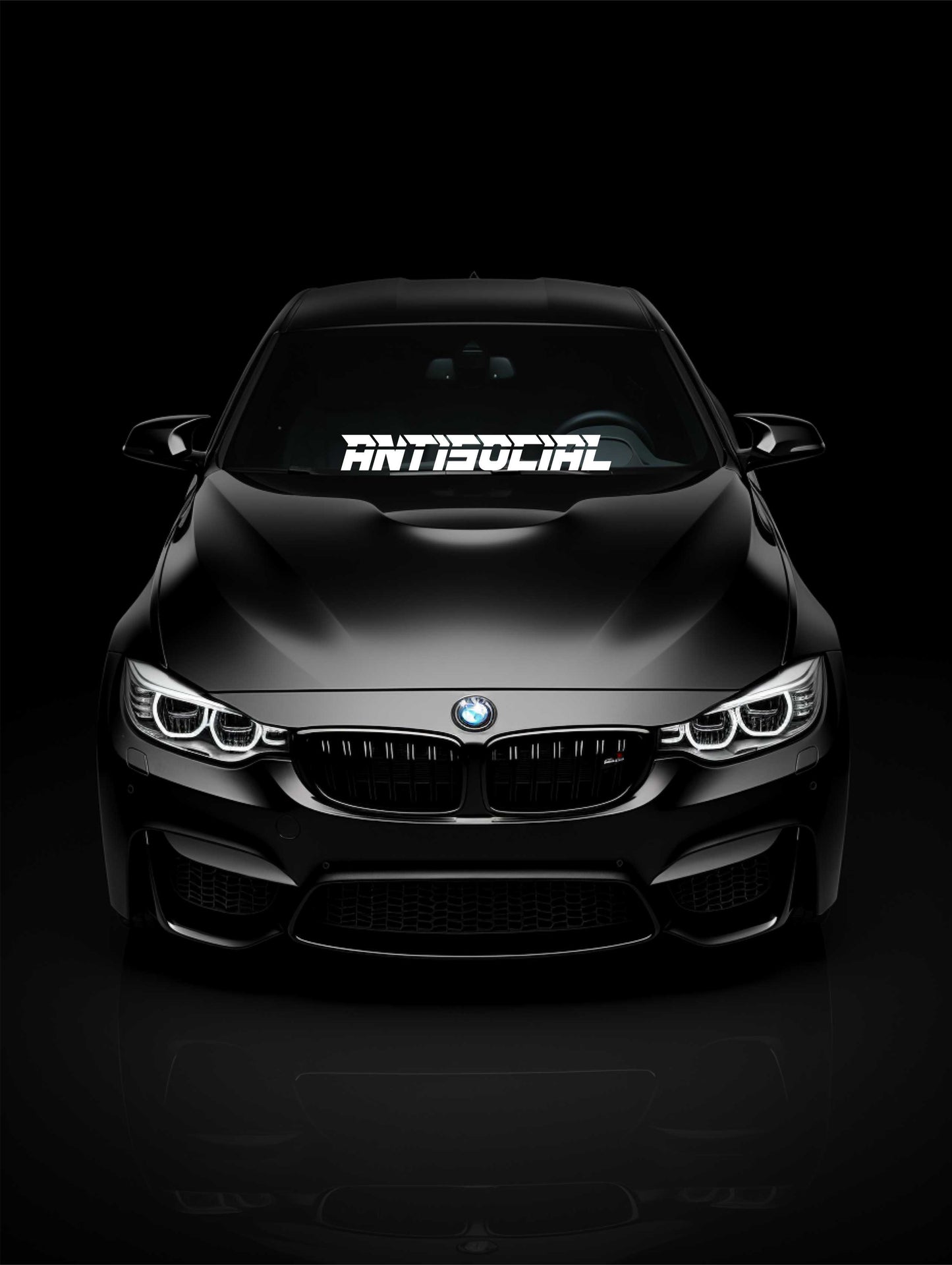 ''Antisocial No.2'' - Plotted Vinyl Banner Decal