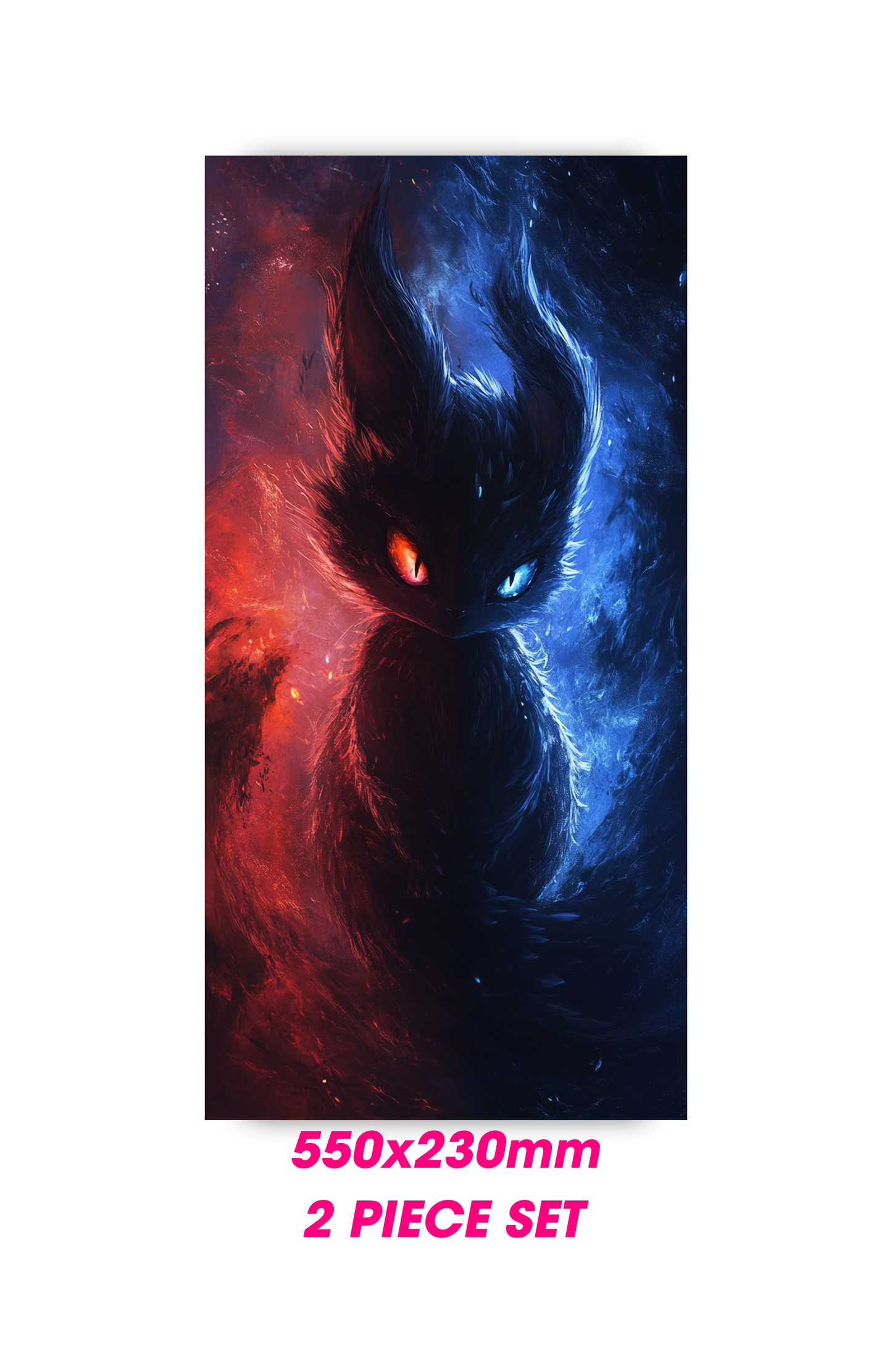 ''Two-sided creature of the night'' - Car Doors Pillar Decals