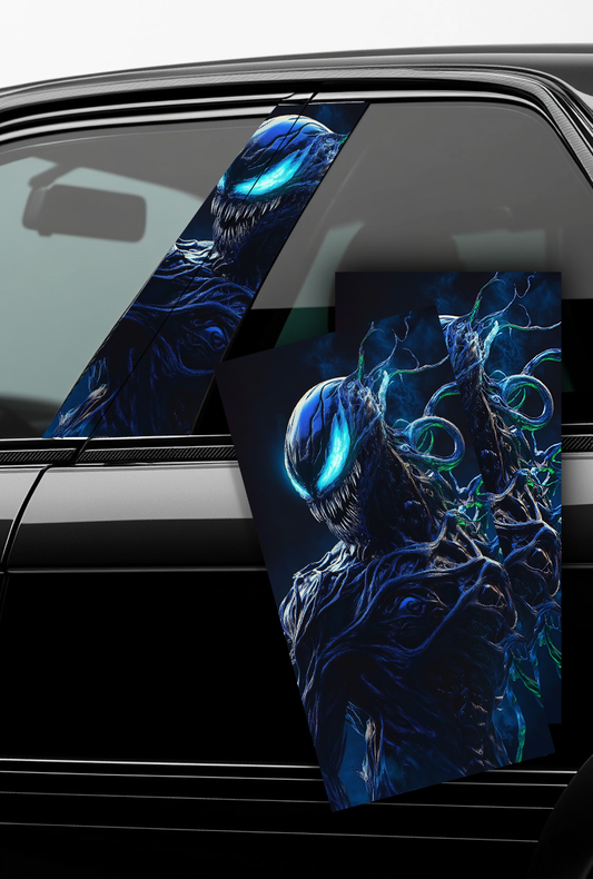 ''Blue Venom'' - Car Doors Pillar Decals