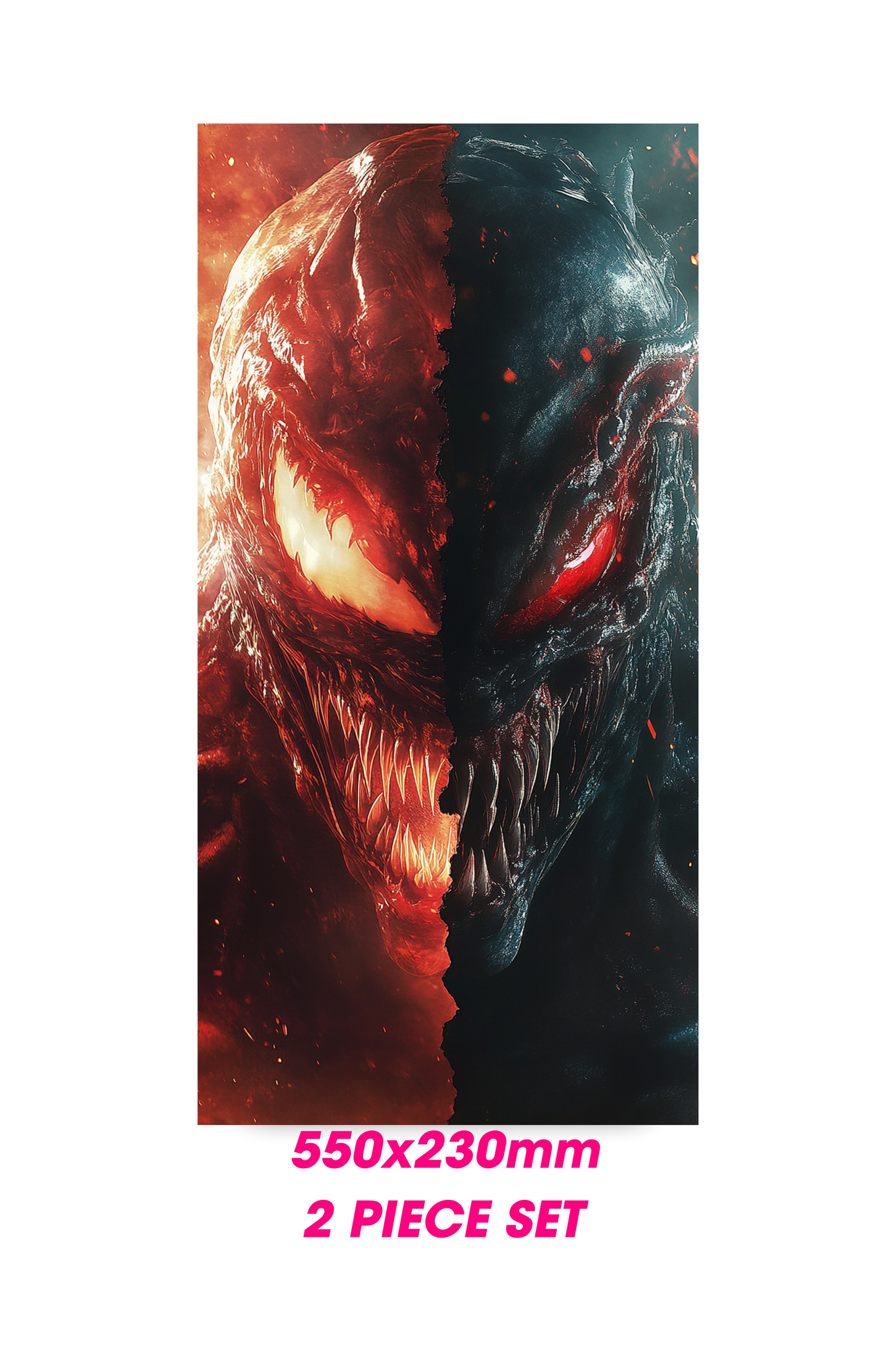 ''Creature from hell'' - Car Doors Pillar Decals