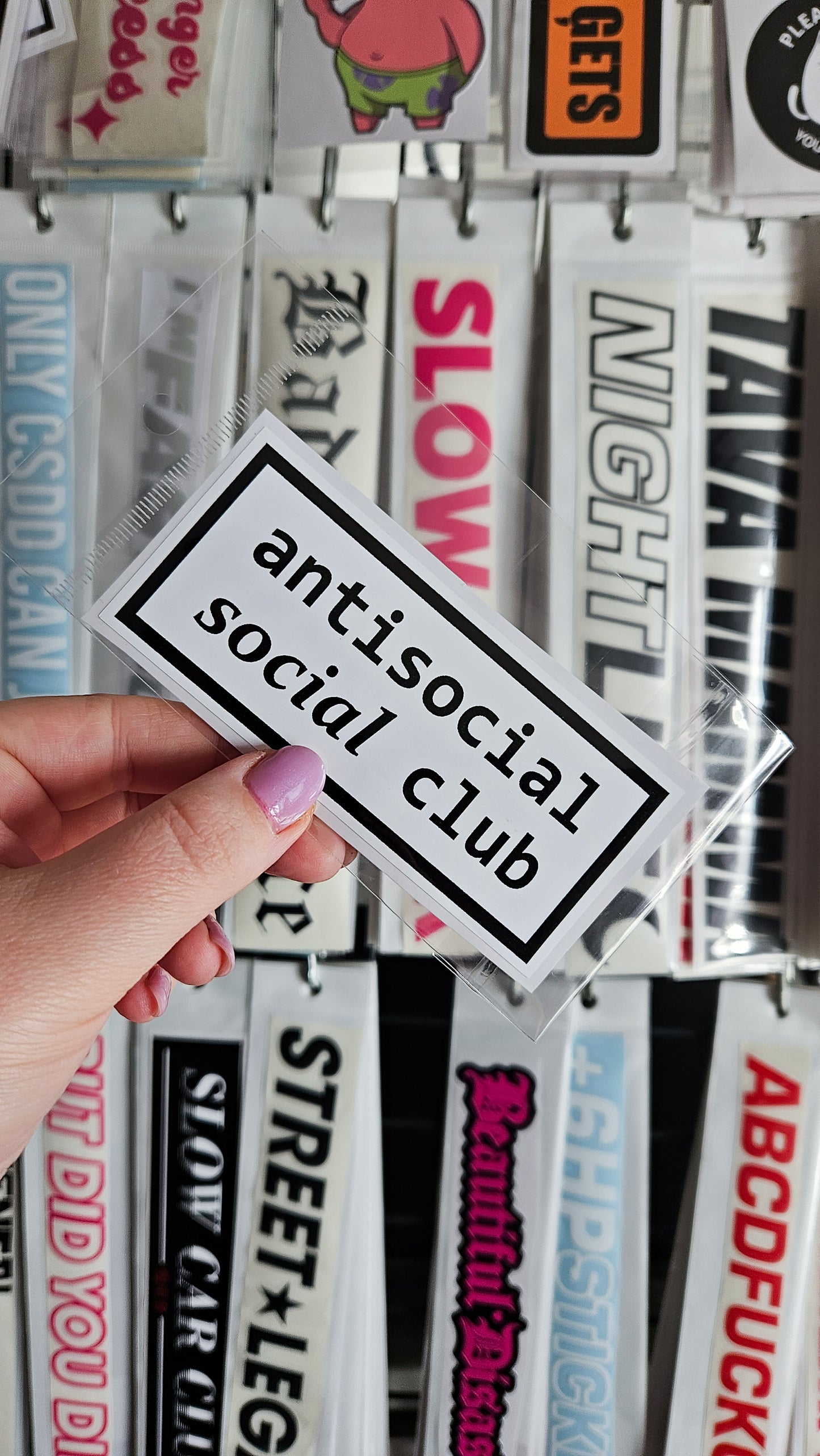 Antisocial social club - Vinyl Sticker