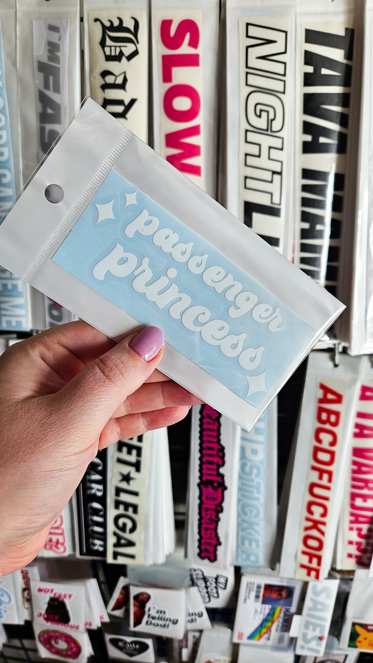 Passenger princess - Plotted Vinyl Sticker