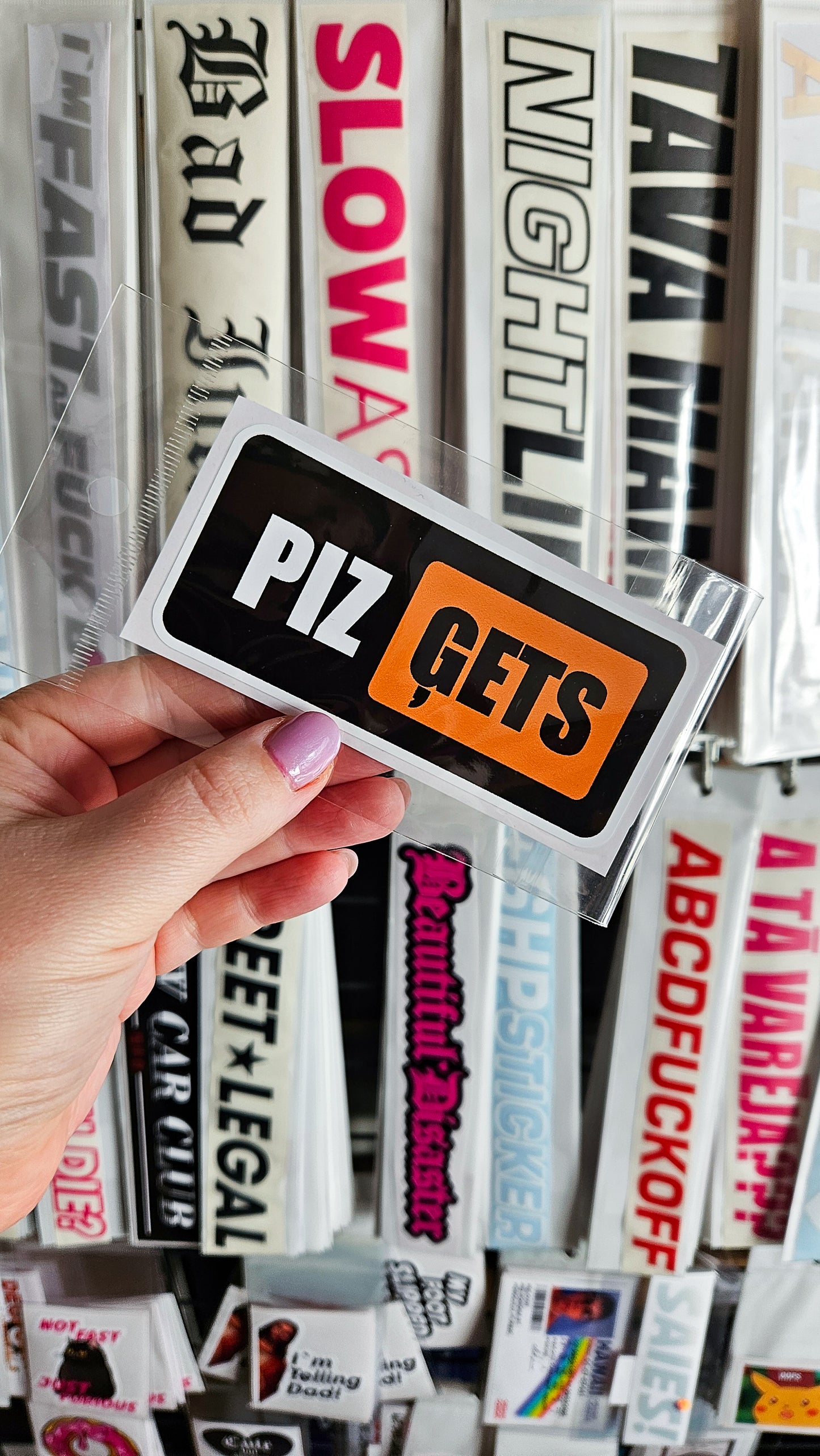 Piz Ģets - Vinyl Sticker