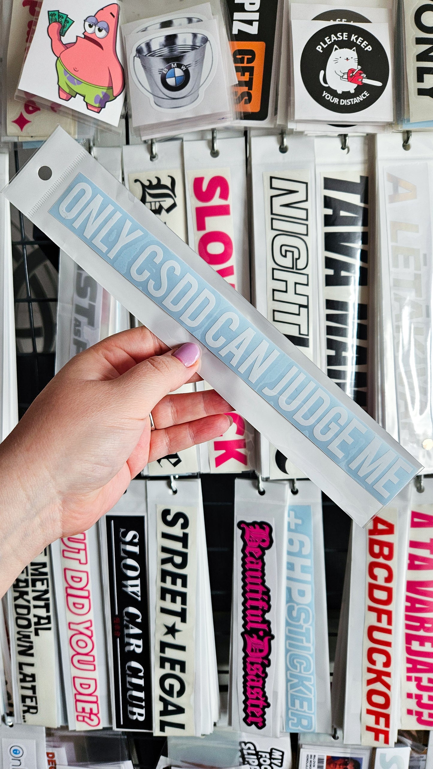 Only CSDD Can Judge Me - Plotted Vinyl Sticker