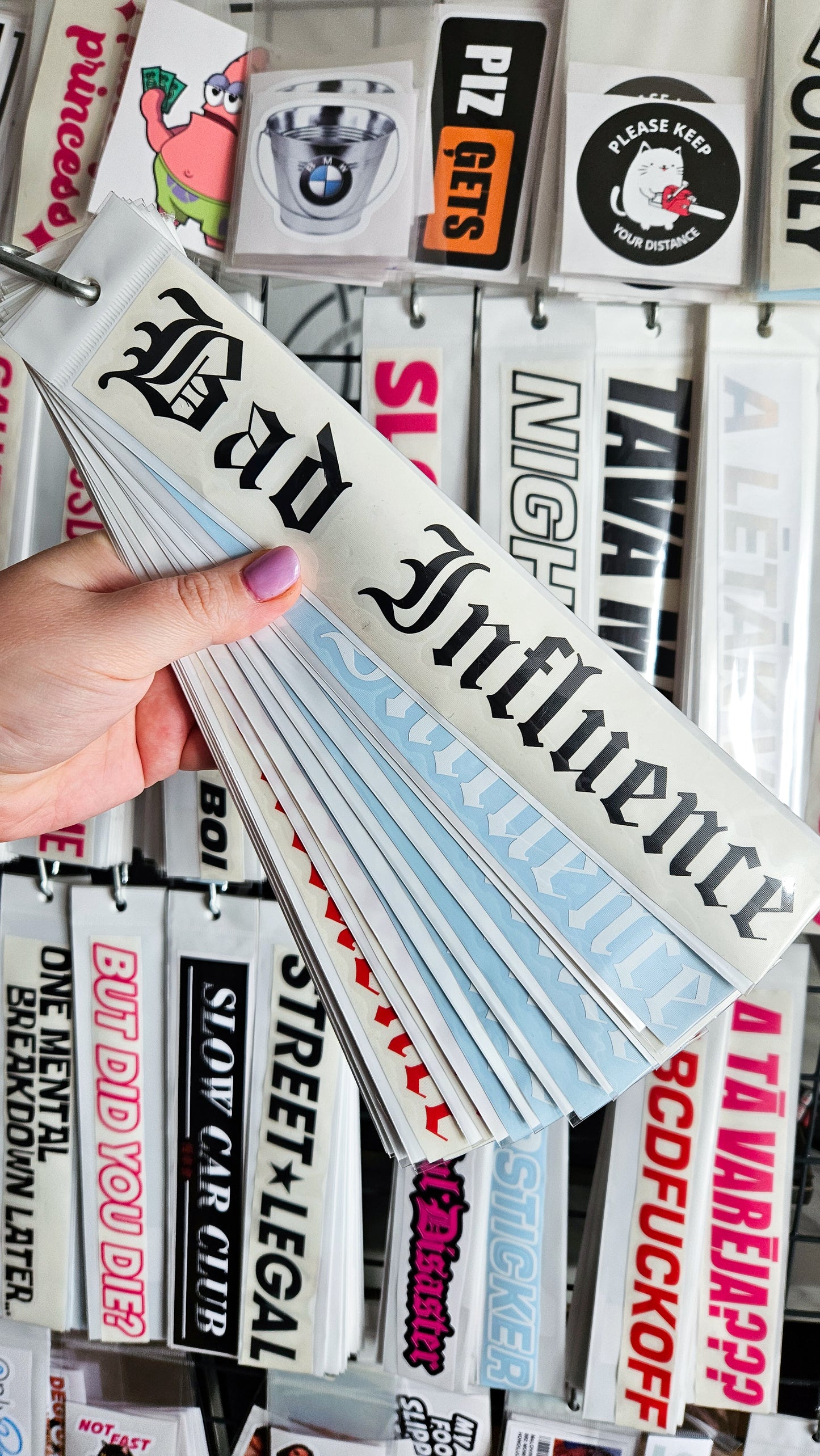 Bad Influence - Plotted Vinyl Sticker