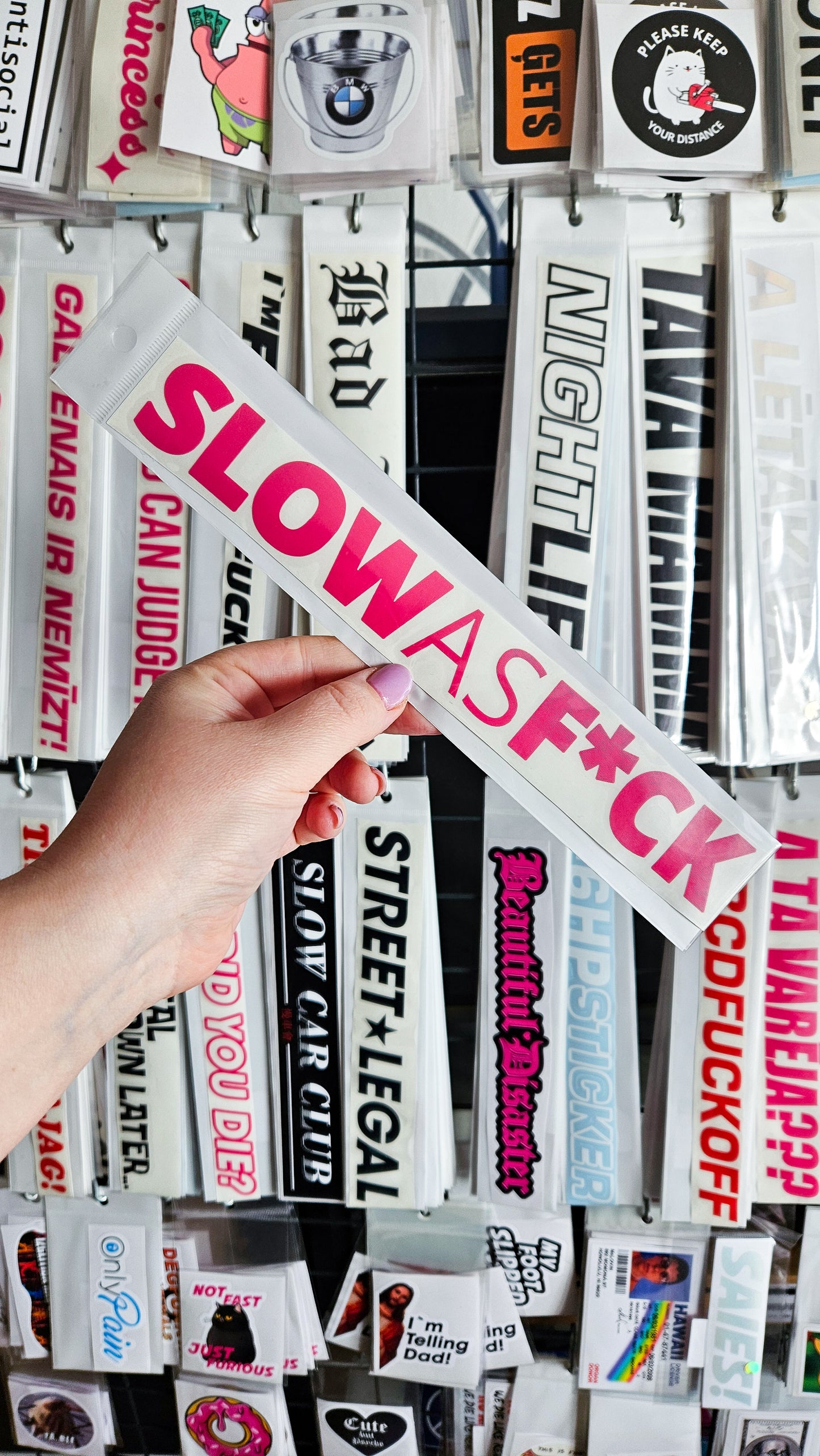 Slow as F*ck - Plotted Vinyl Sticker