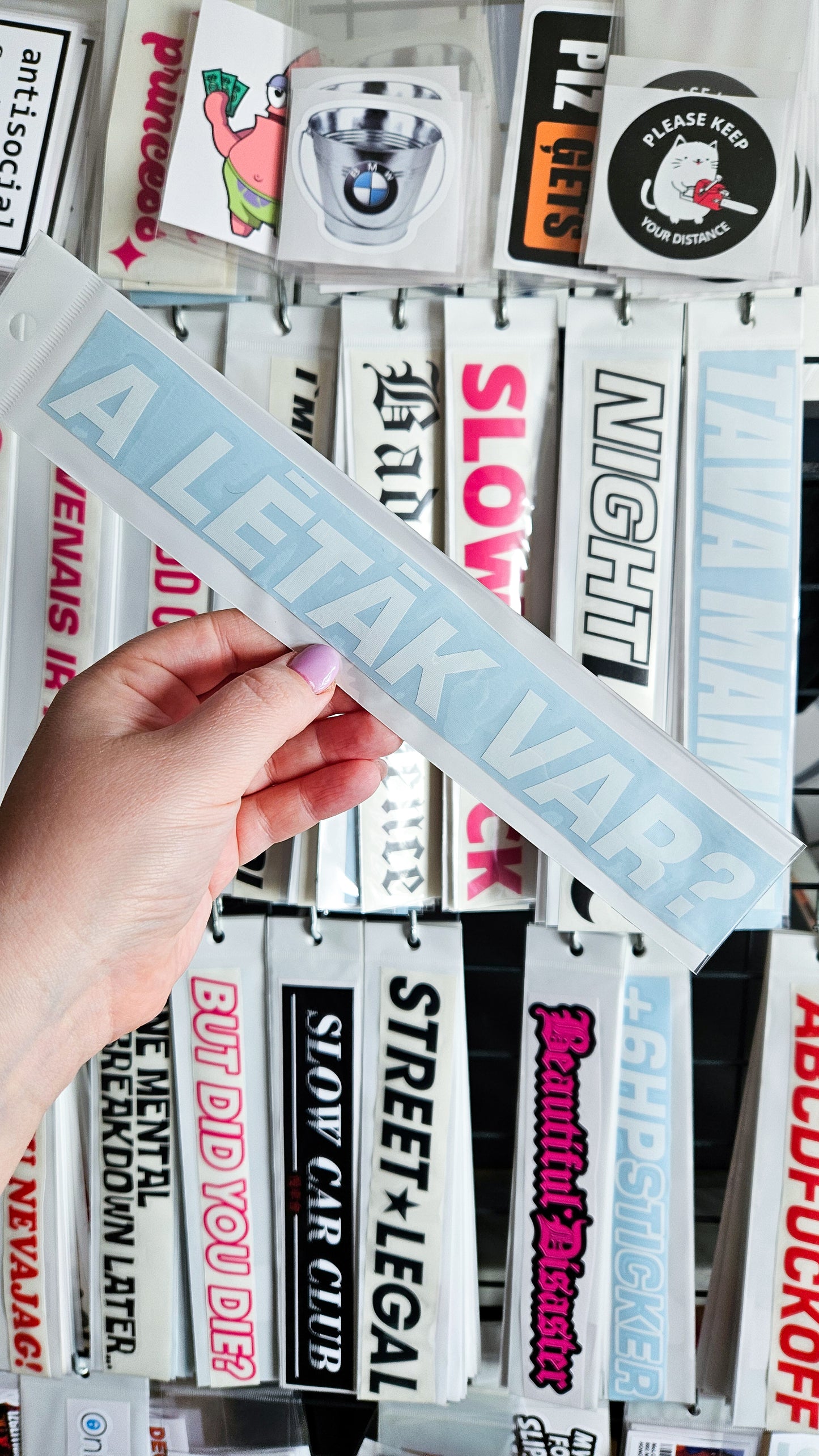 A lētāk var? - Plotted Vinyl Sticker