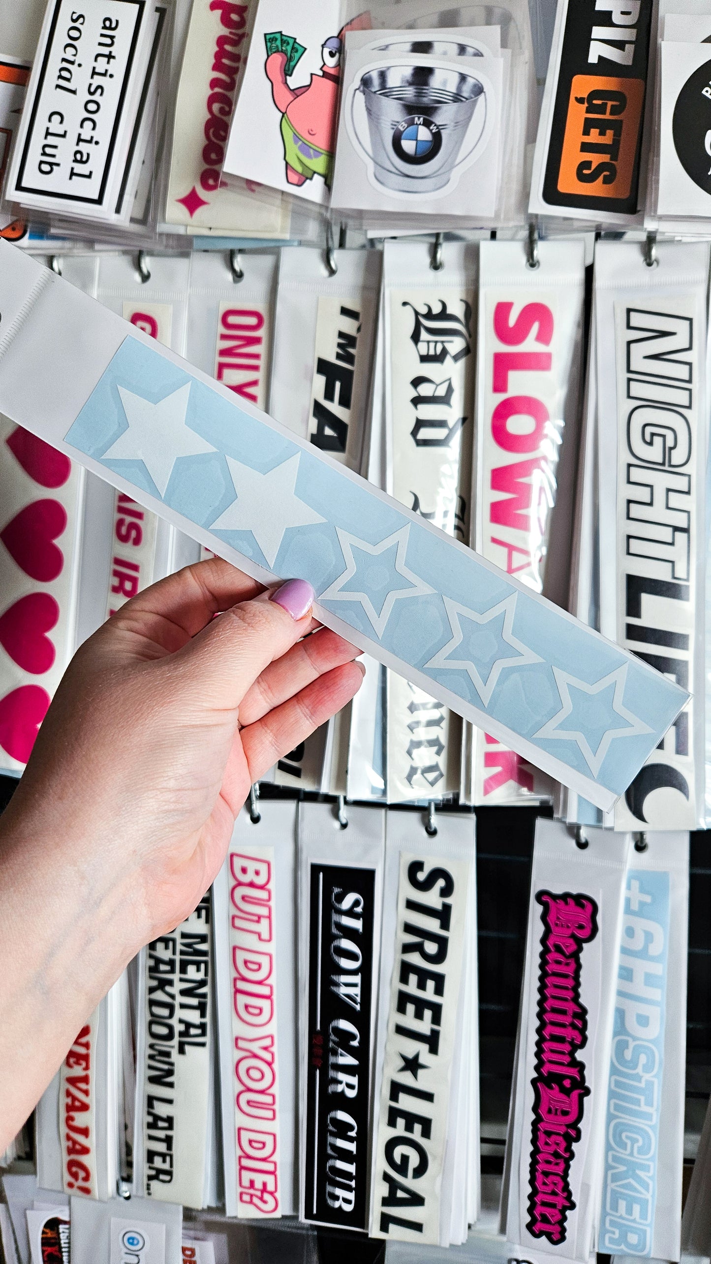 Stars - Plotted Vinyl Sticker