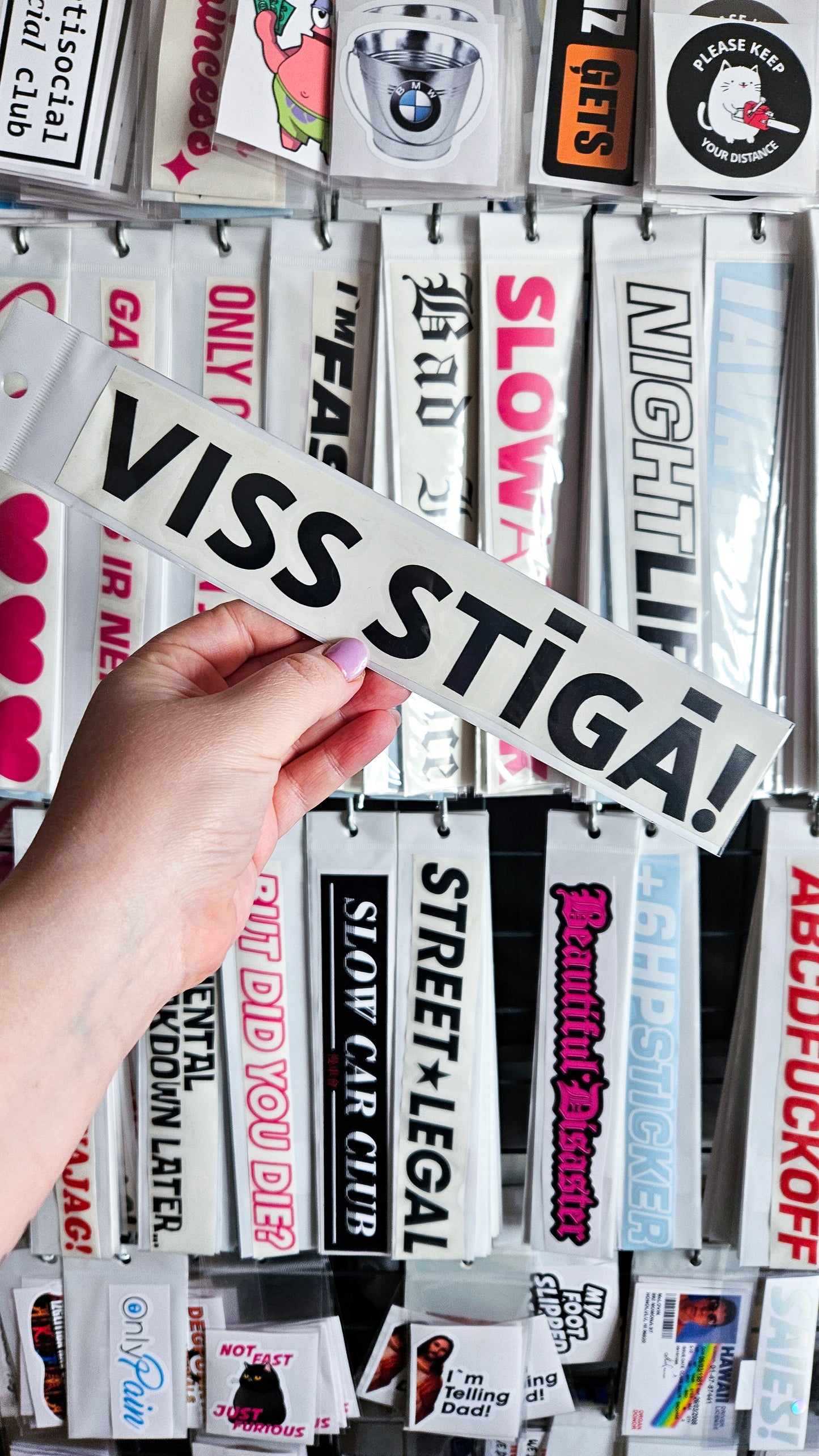 Viss Stīgā - Plotted Vinyl Sticker