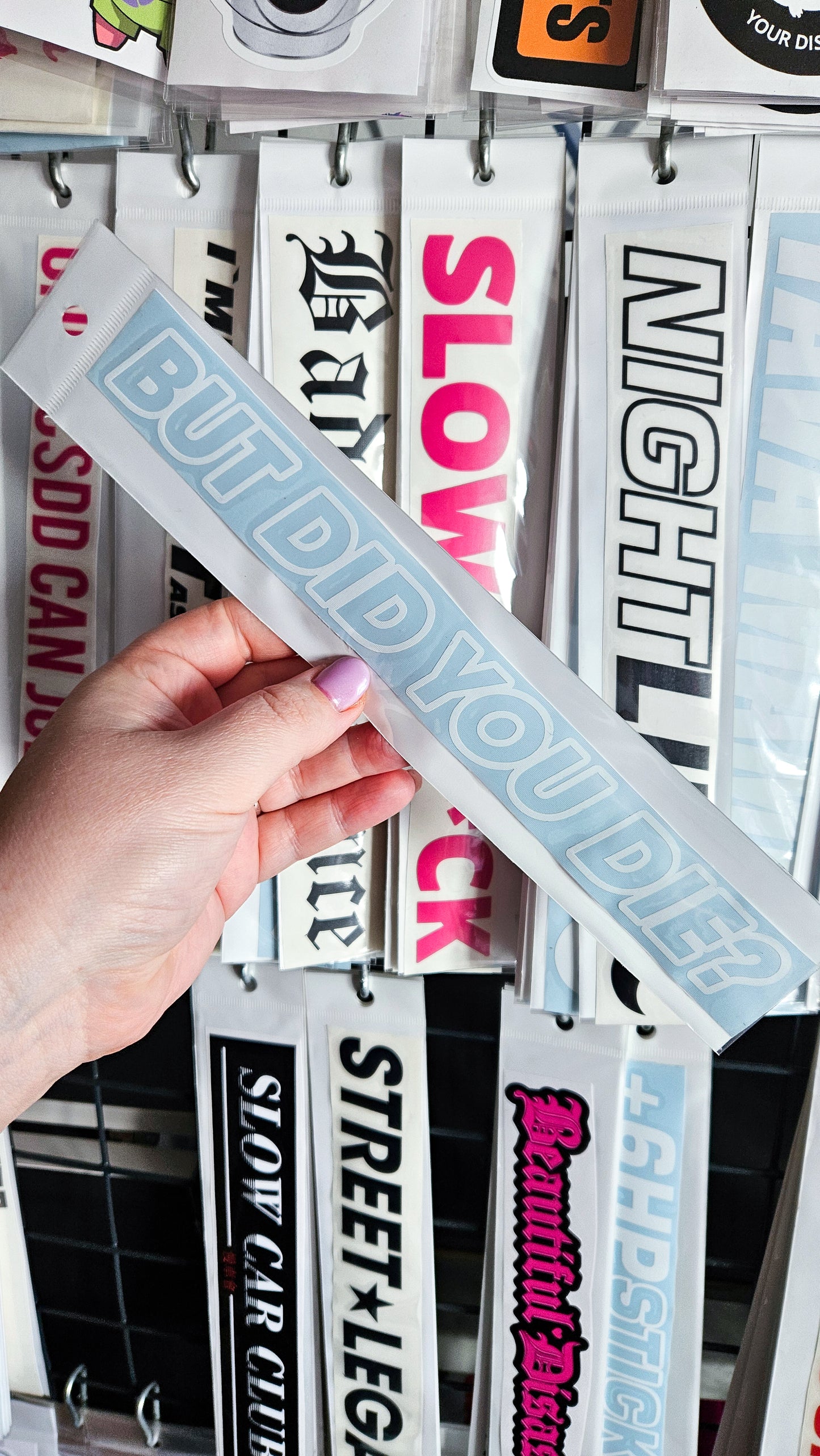 But did you die? - Plotted Vinyl Sticker