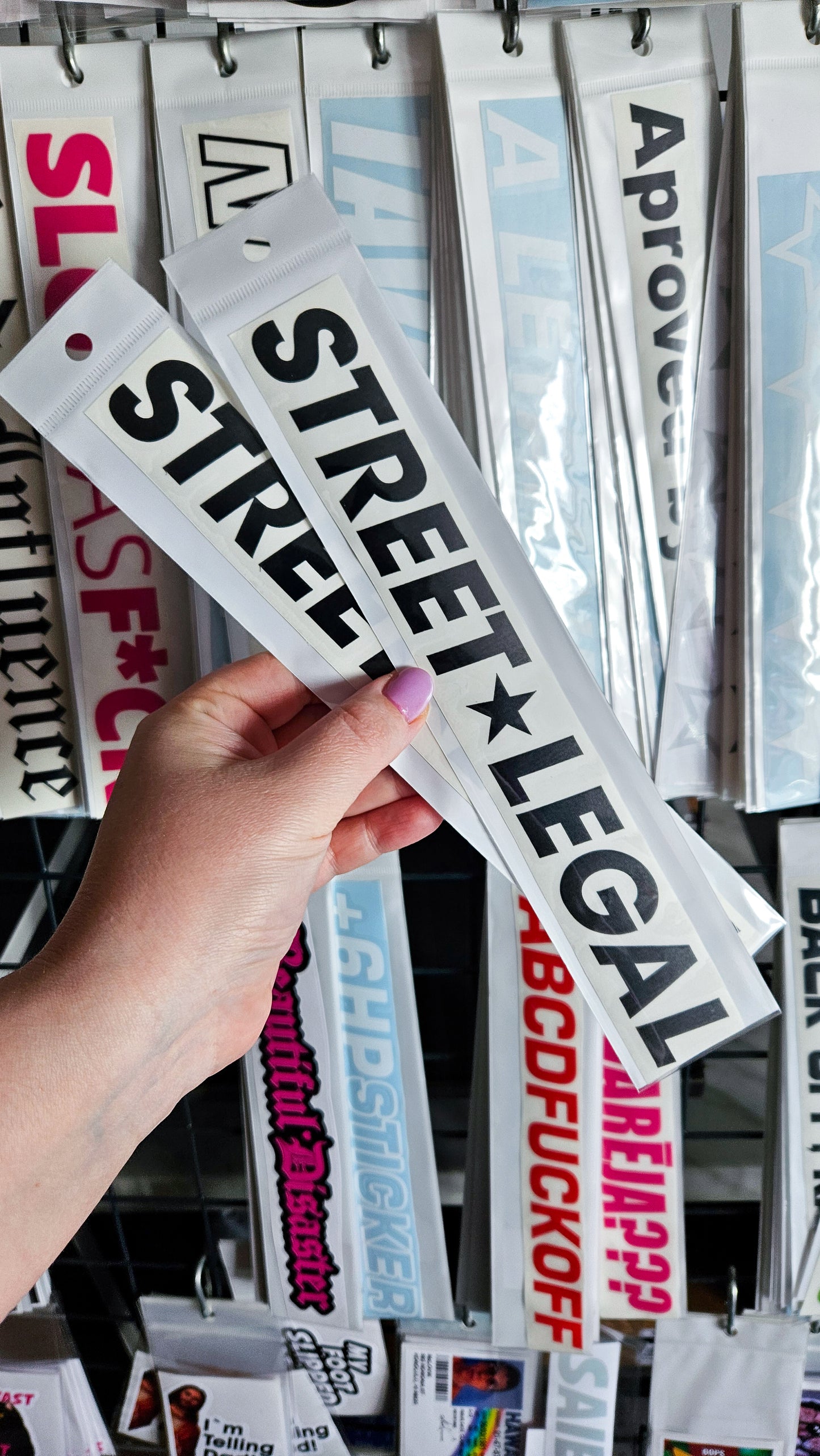 Street Legal - Plotted Vinyl Sticker