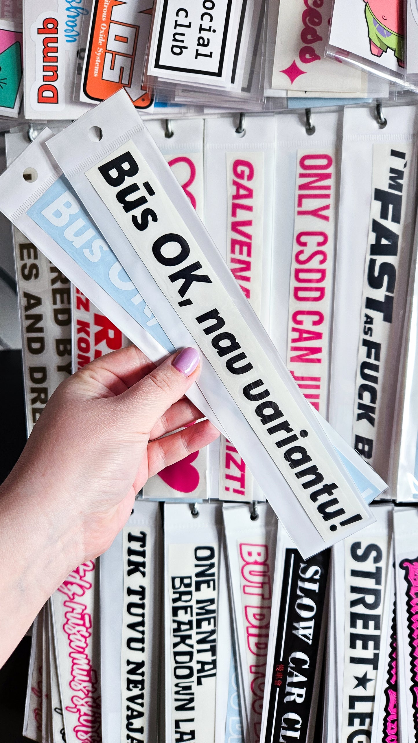 Būs OK - Plotted Vinyl Sticker