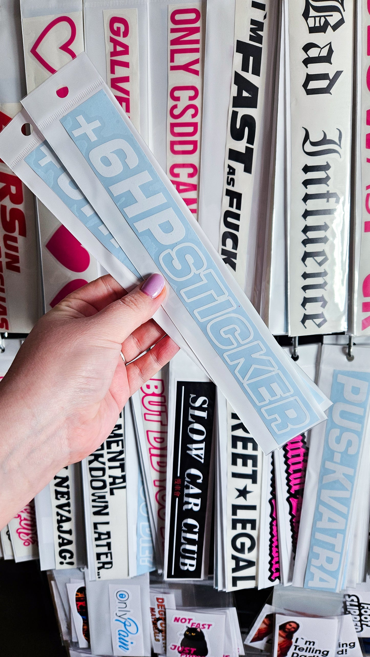 +6HP Sticker - Plotted Vinyl Sticker