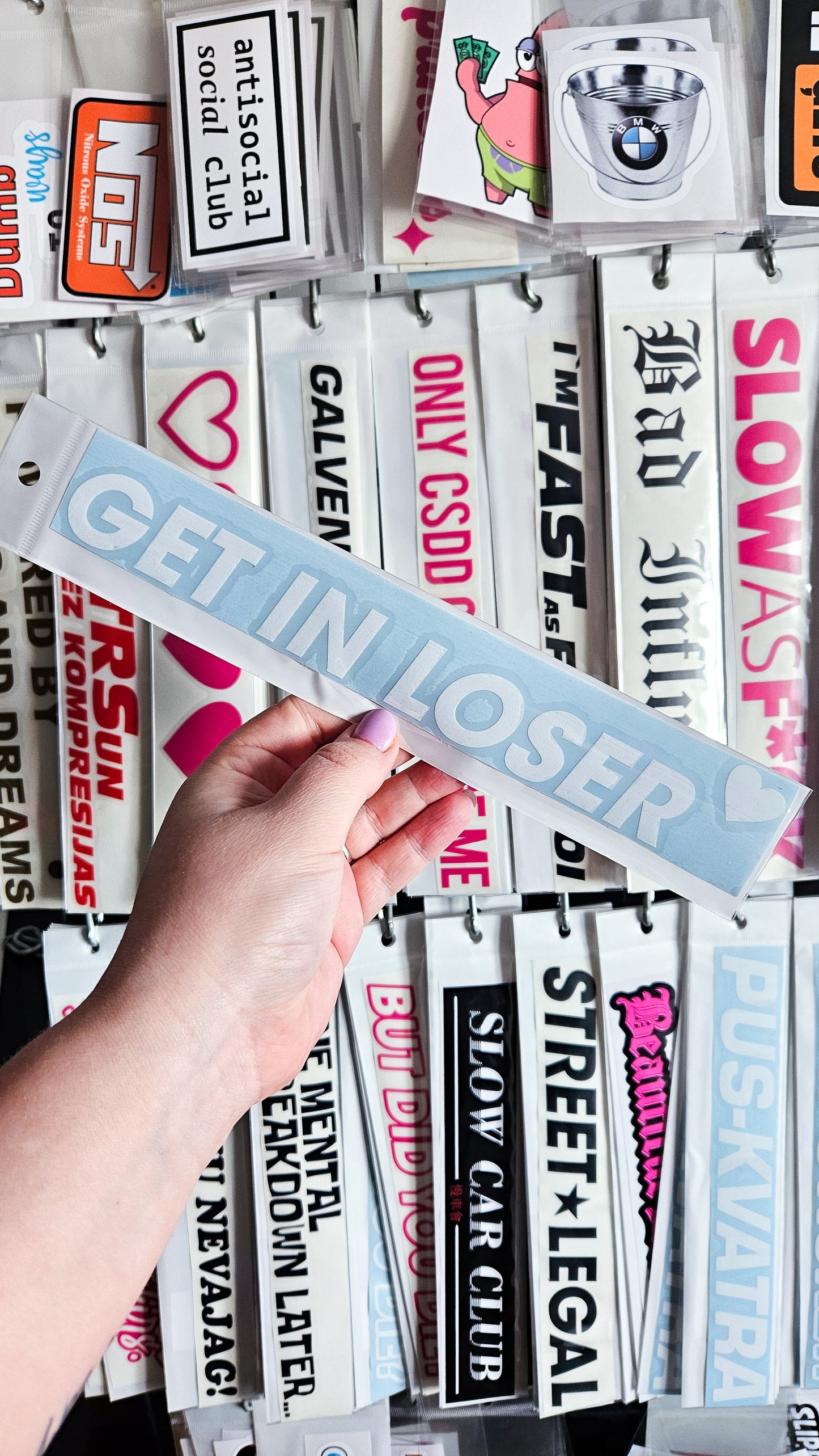 Get In Loser - Plotted Vinyl Sticker