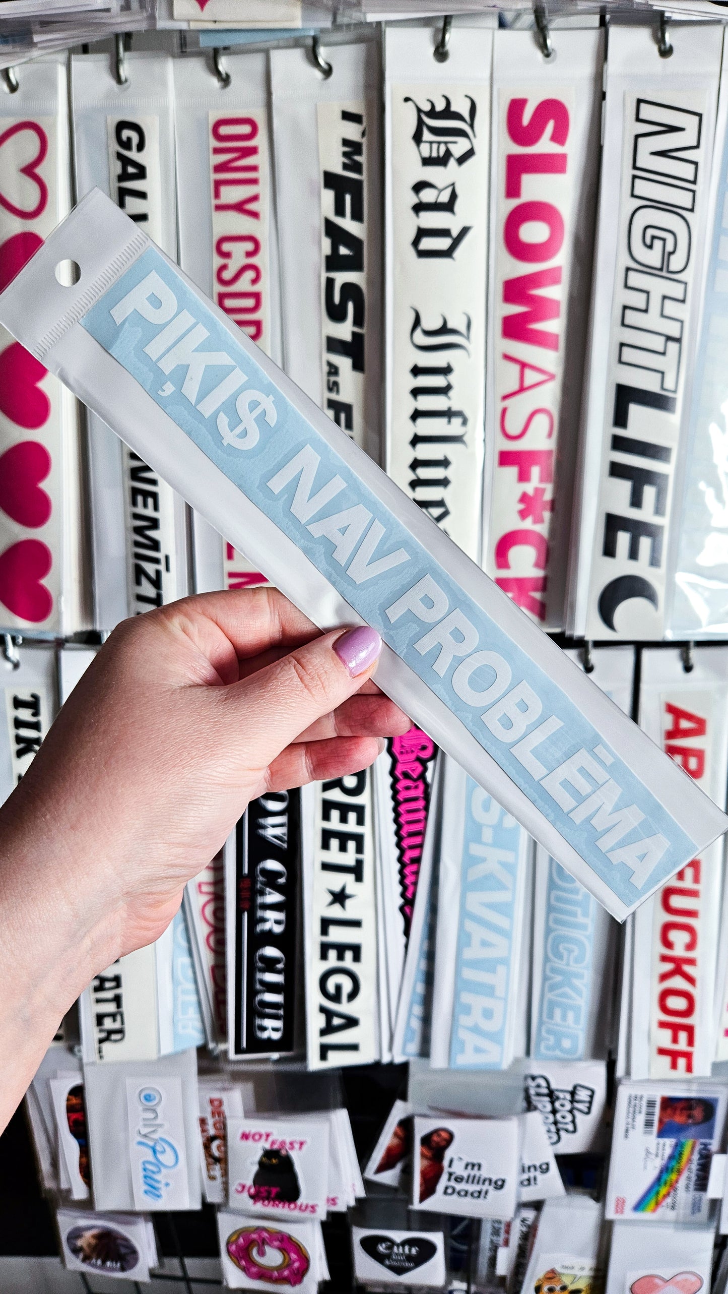 Piķis nav problēma - Plotted Vinyl Sticker