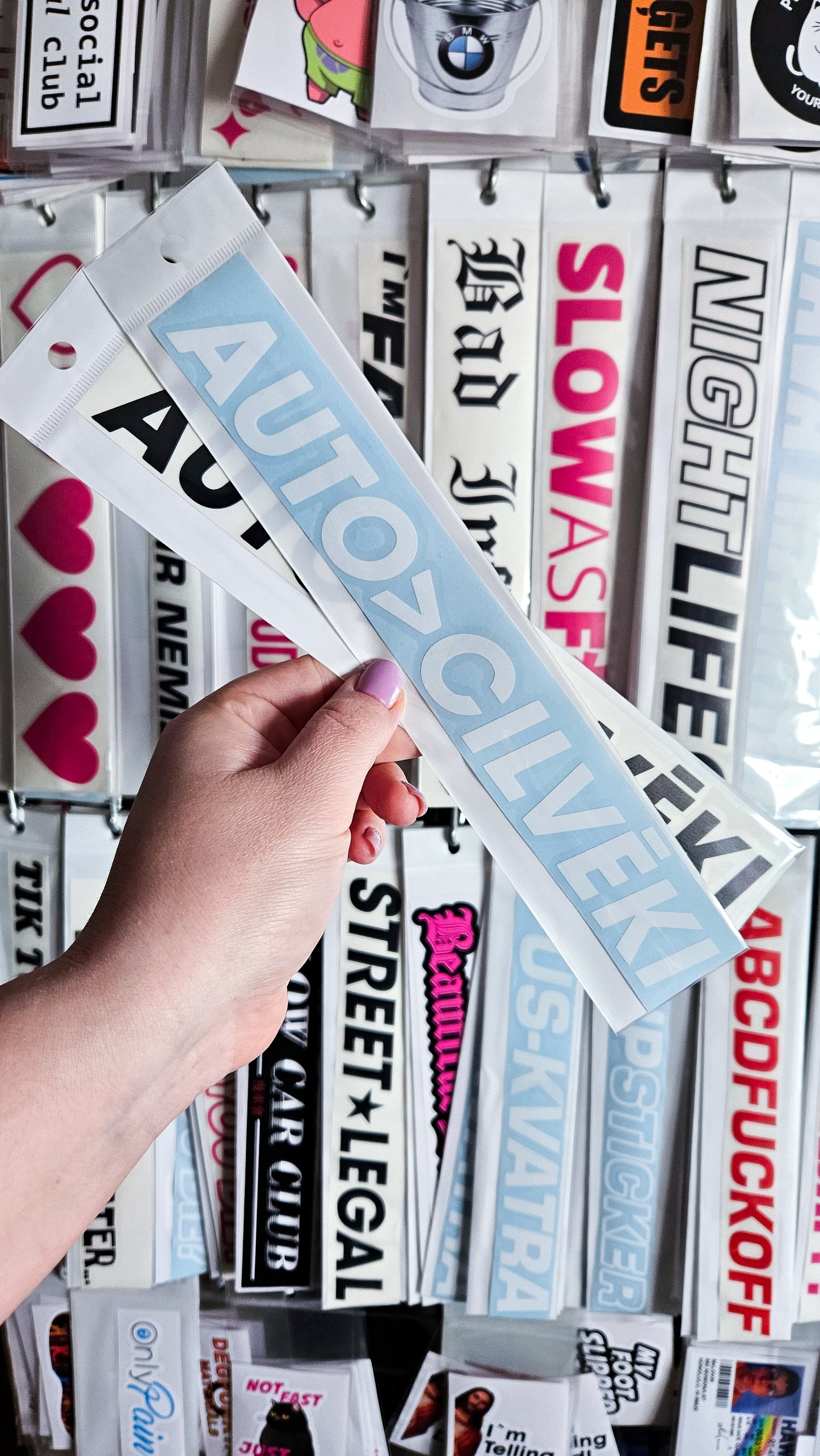 Auto > Cilvēki - Plotted Vinyl Sticker