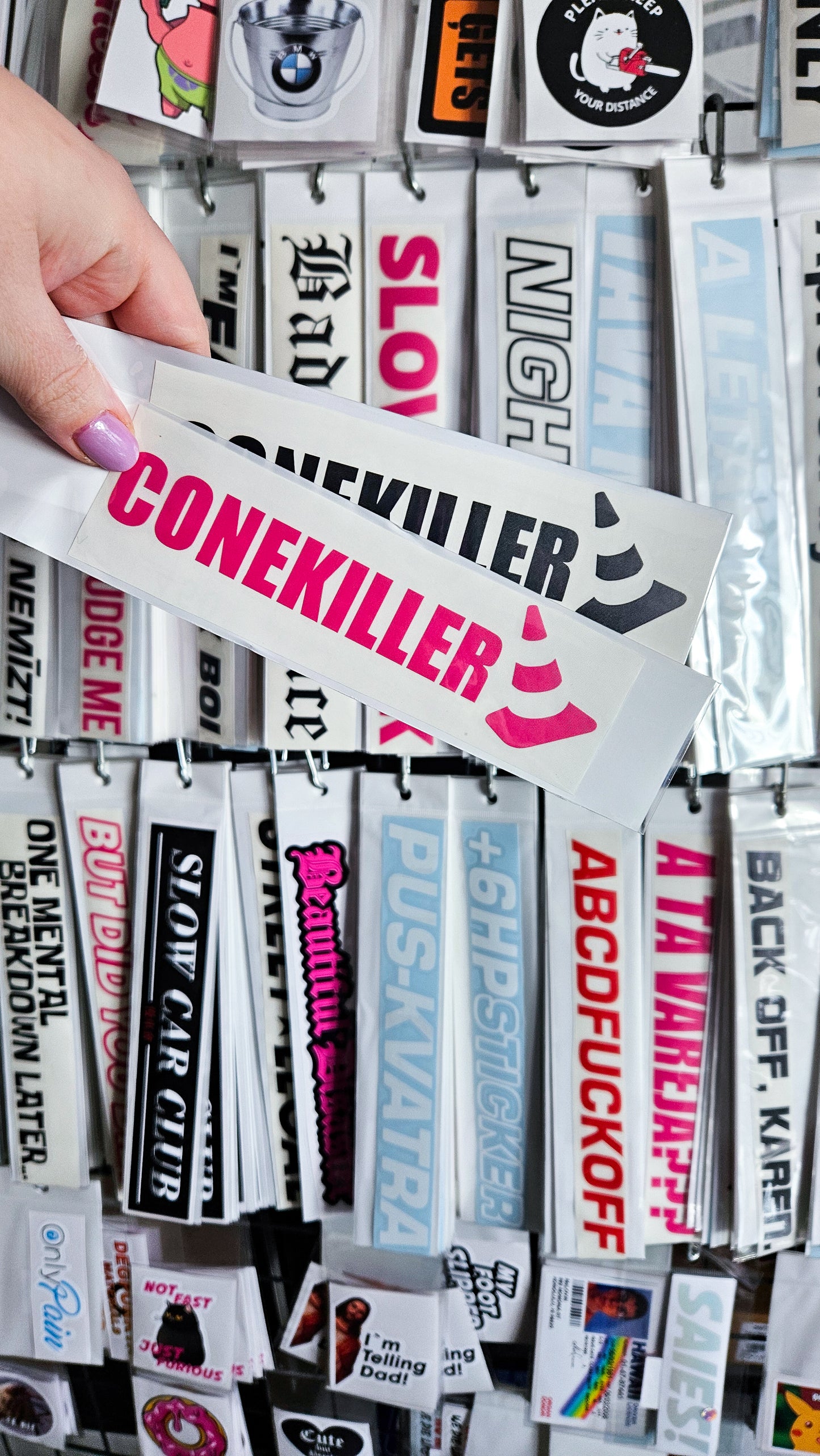 ConeKiller 02 - Plotted Vinyl Sticker
