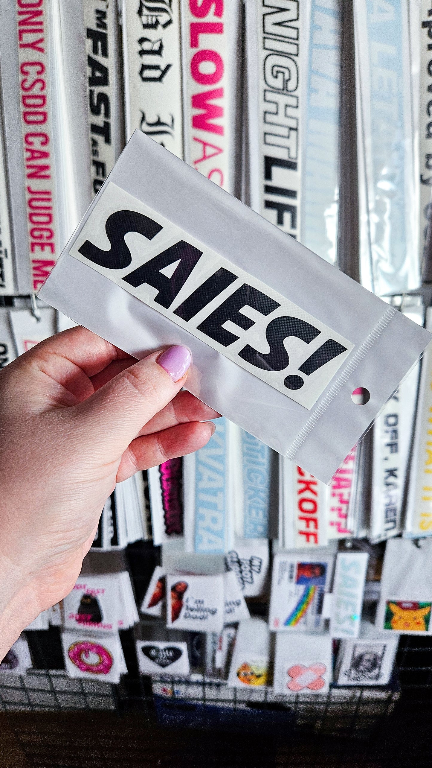 Saies! - Plotted Vinyl Sticker