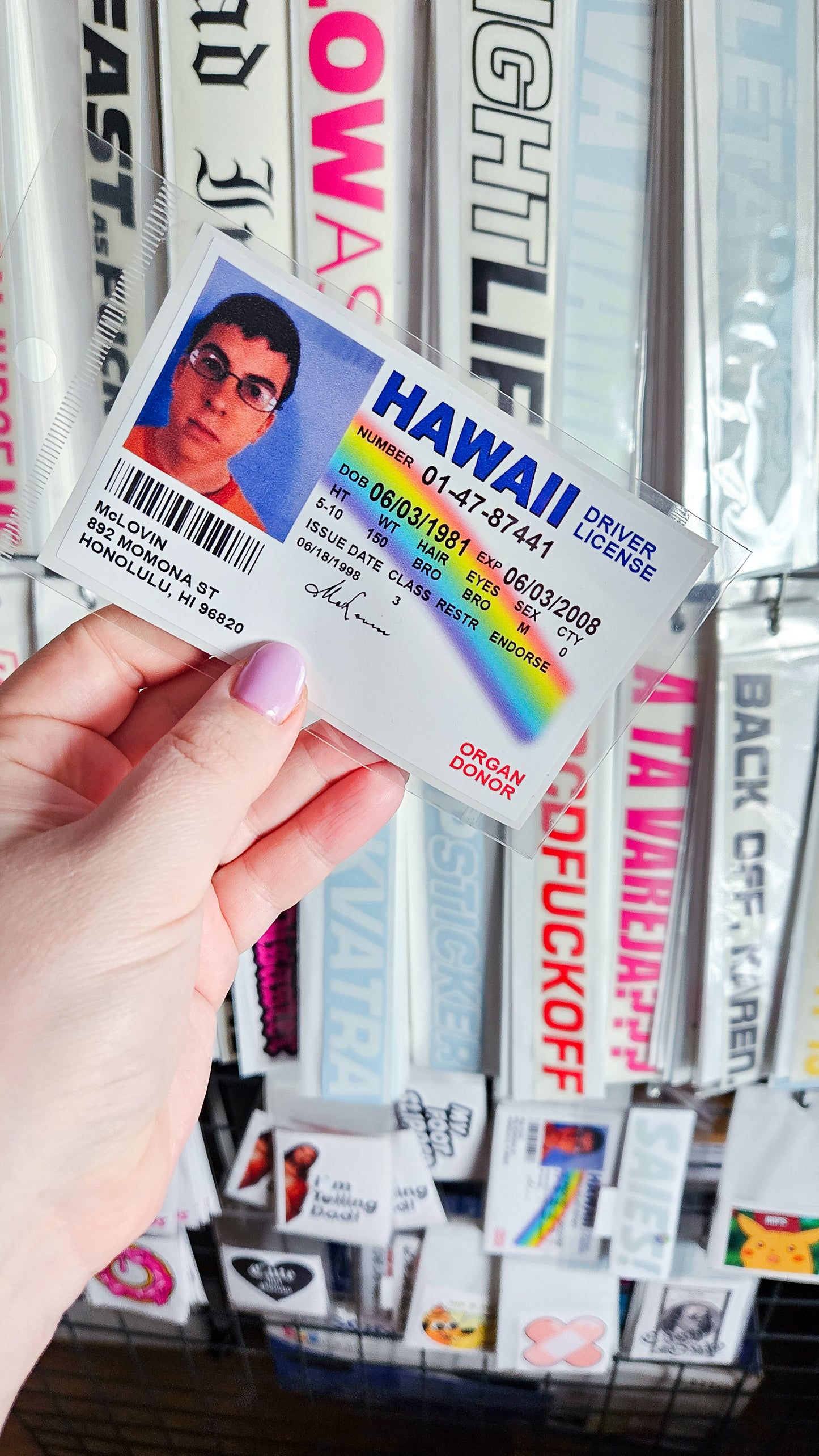 ''Hawaii'' Vinyl Sticker