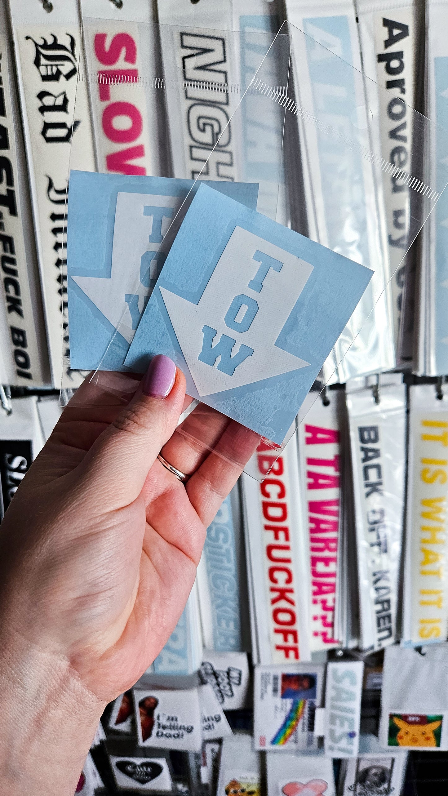 Tow - Plotted Vinyl Sticker