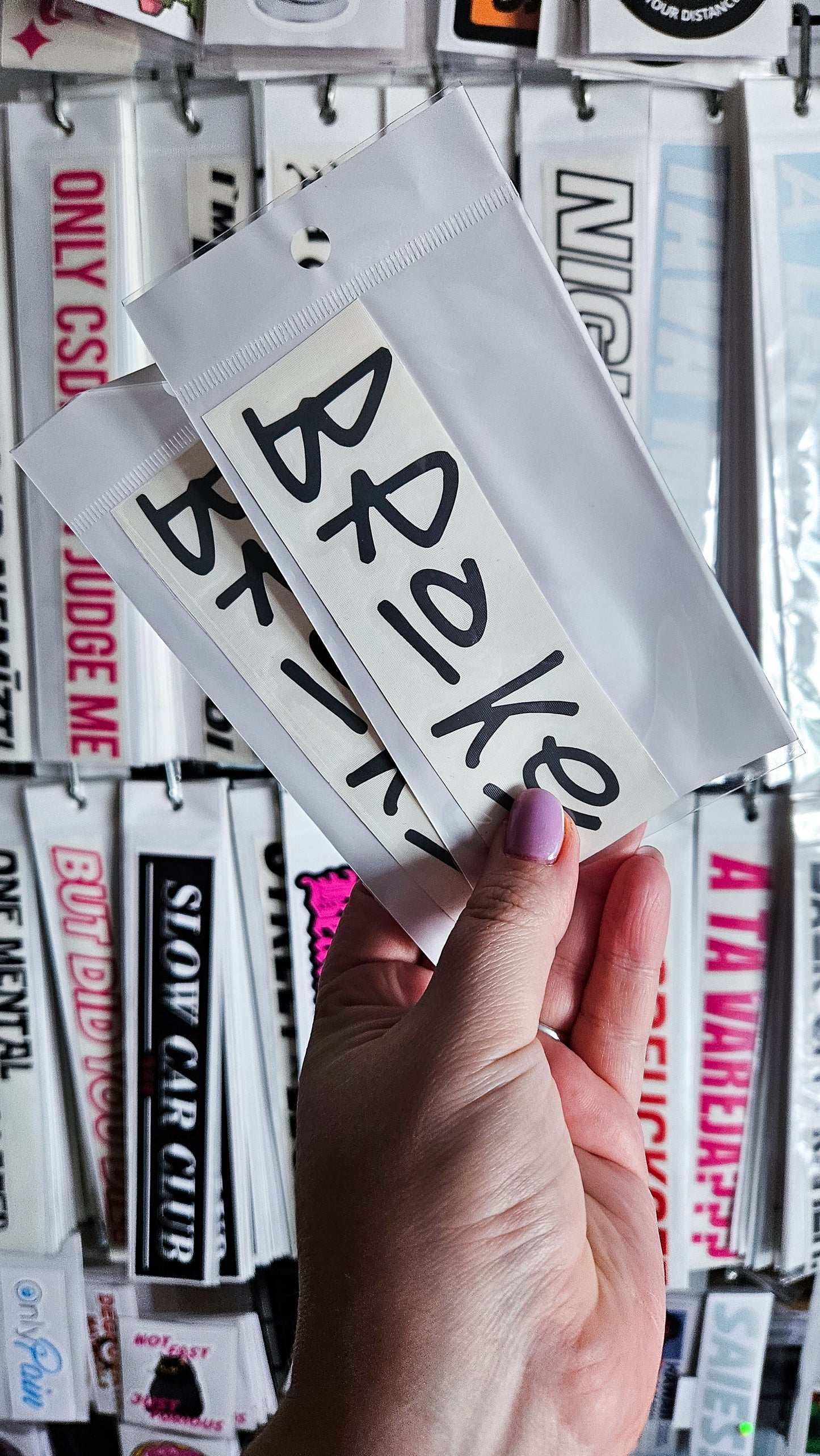 Broke - Plotted Vinyl Sticker