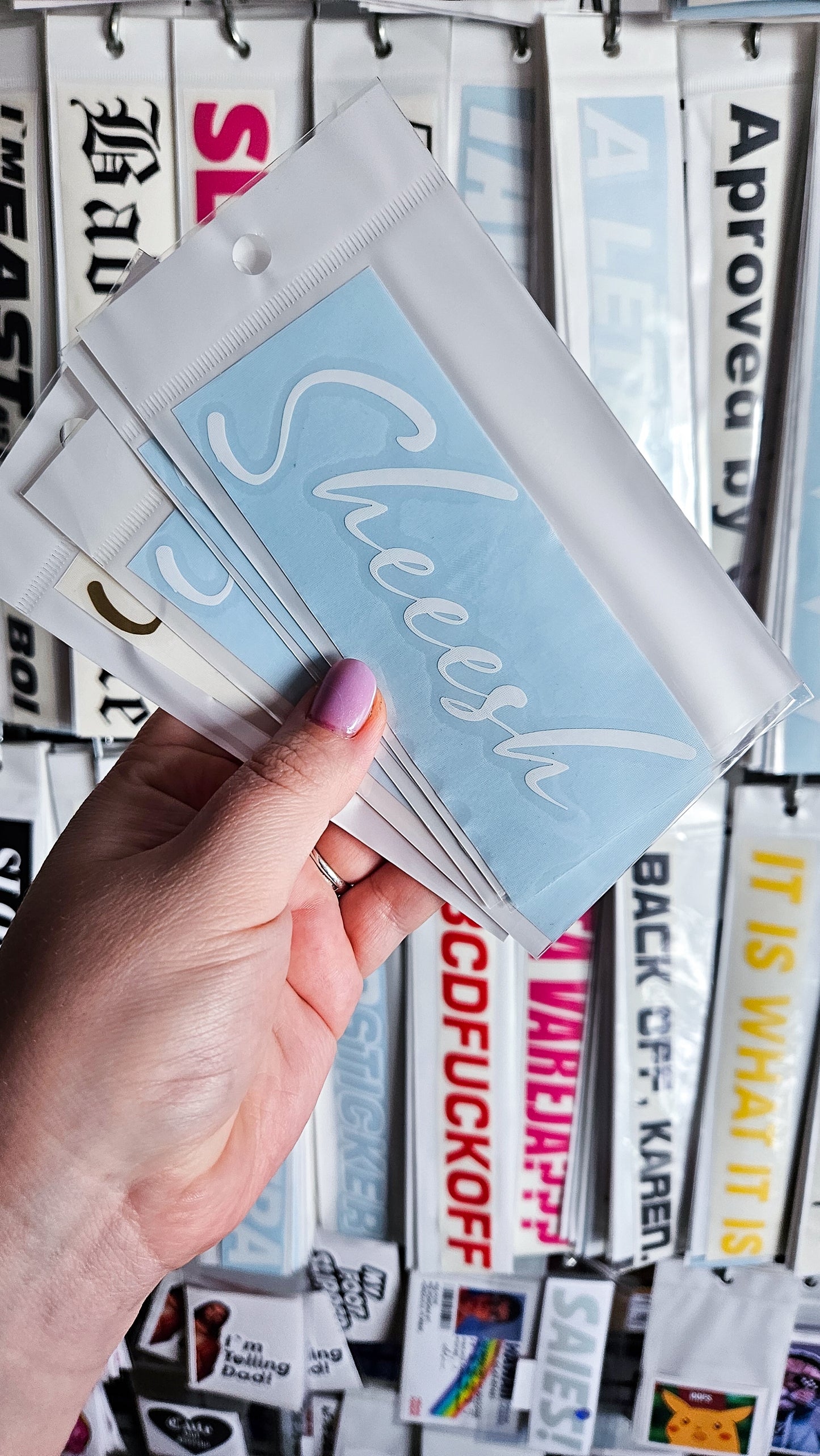 Sheeesh - Plotted Vinyl Sticker