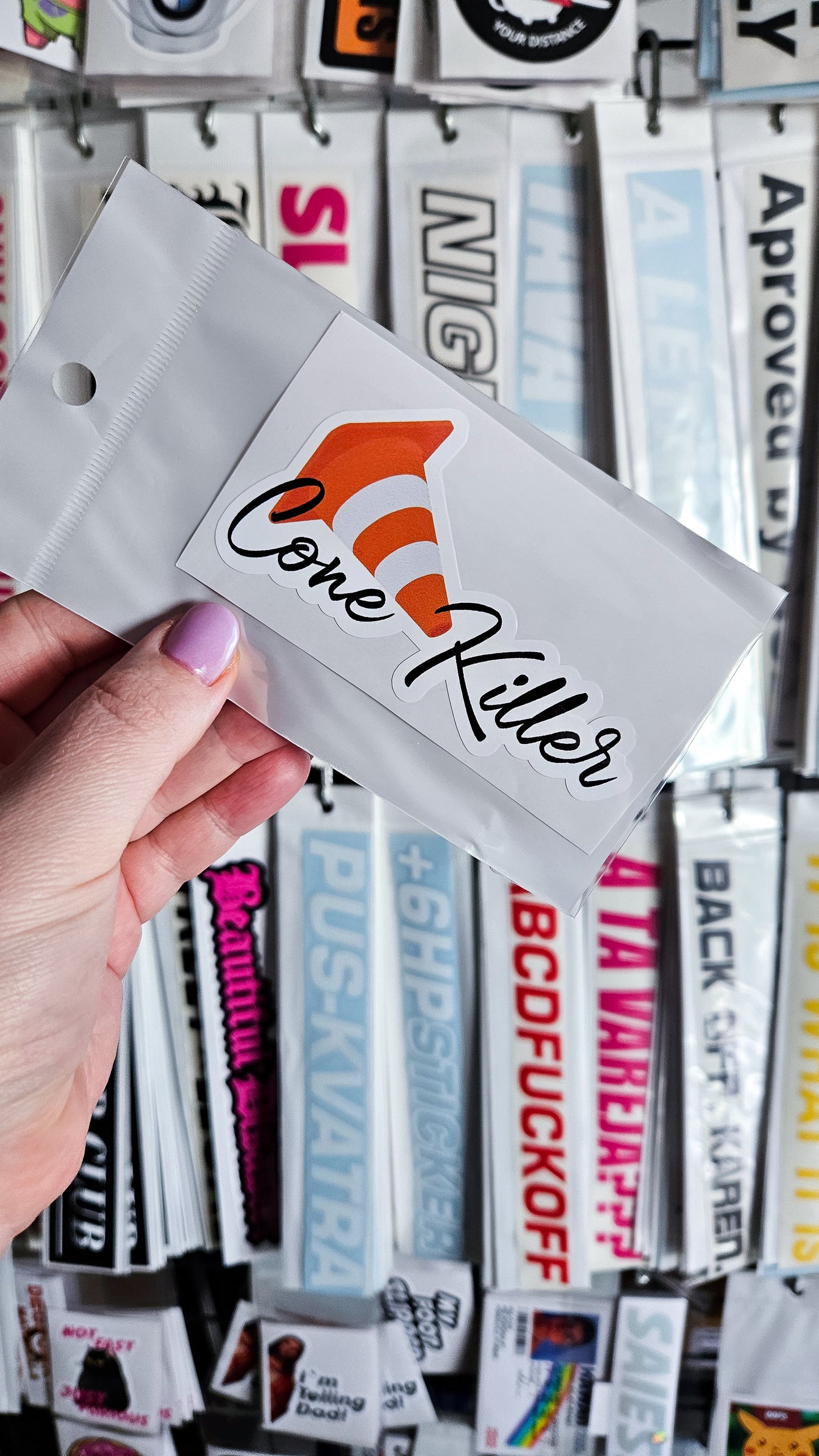 ''Cone Killer'' Vinyl Sticker