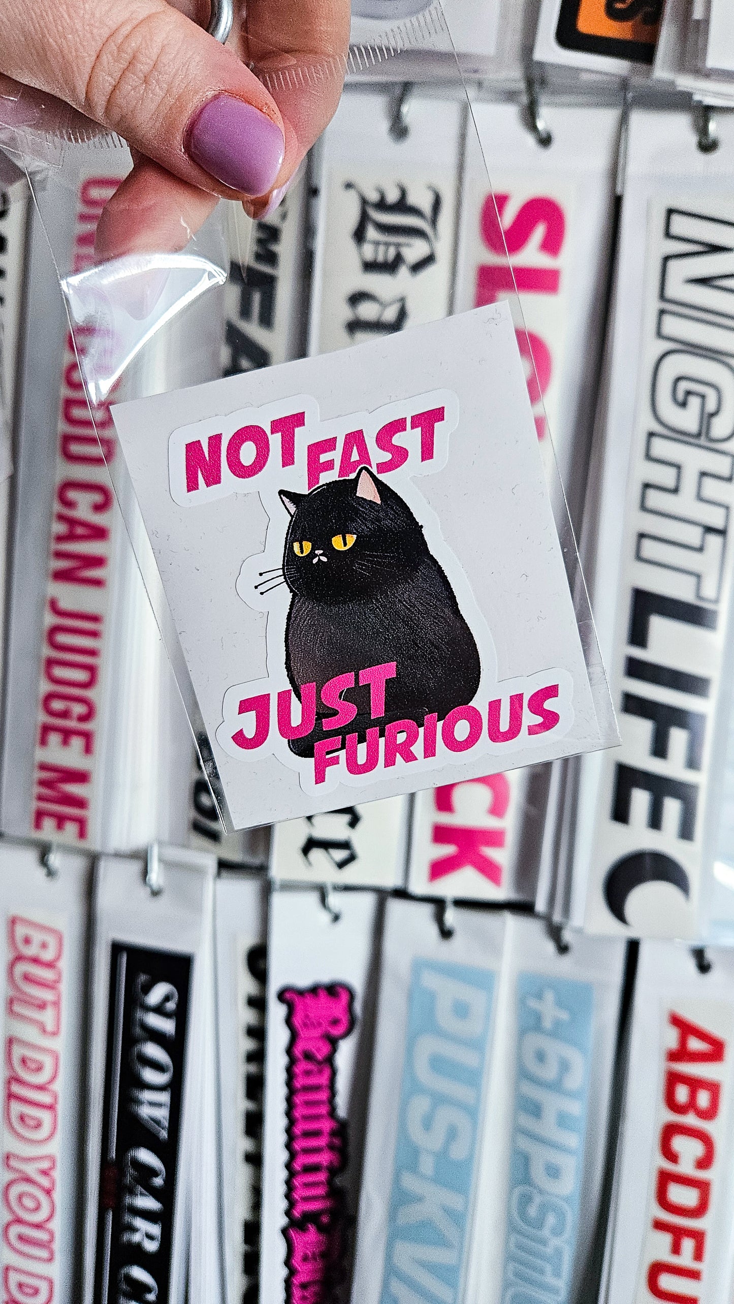 Not Fast - Just Furious - Vinyl Sticker