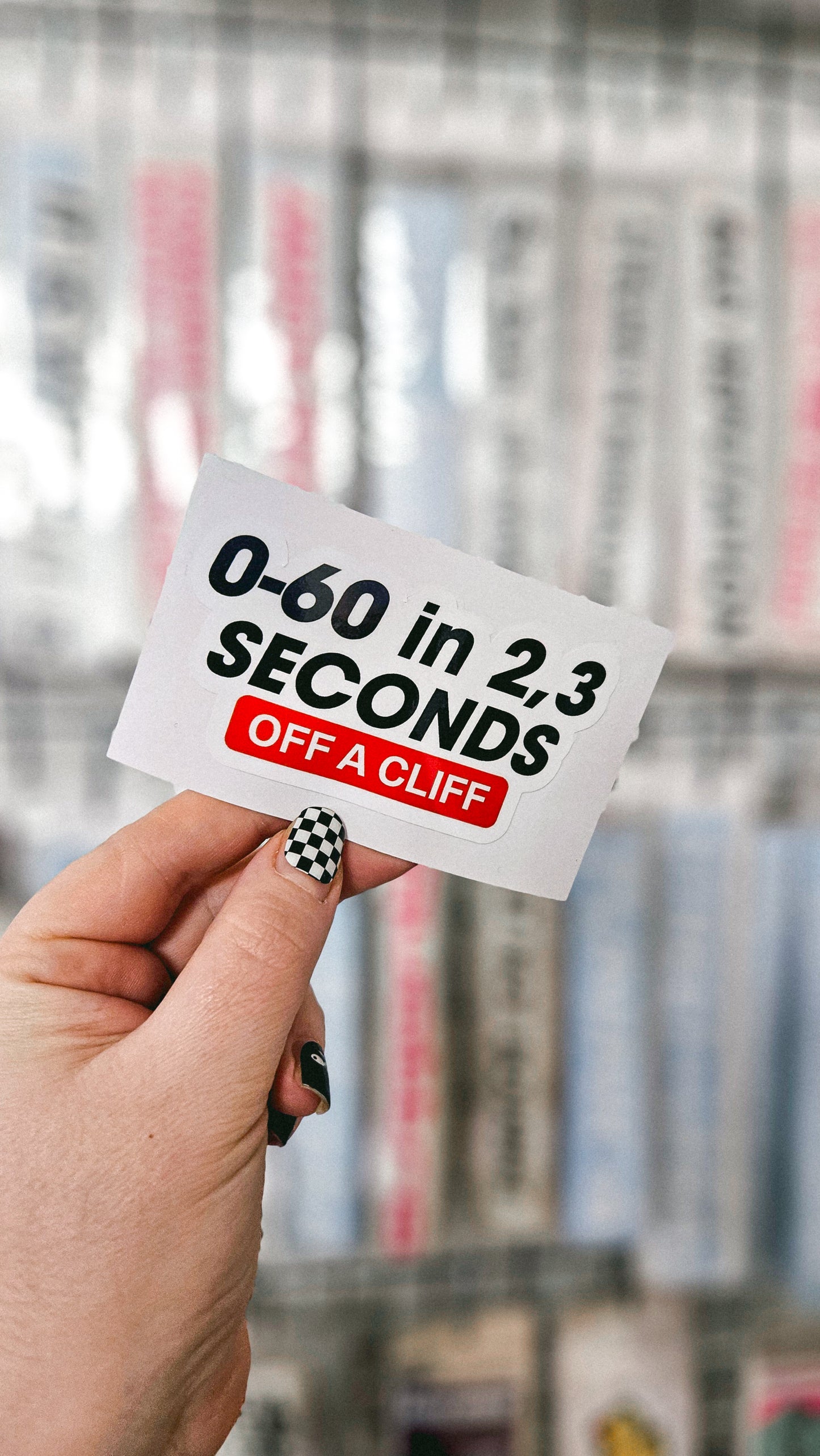 0-60 - Vinyl Sticker