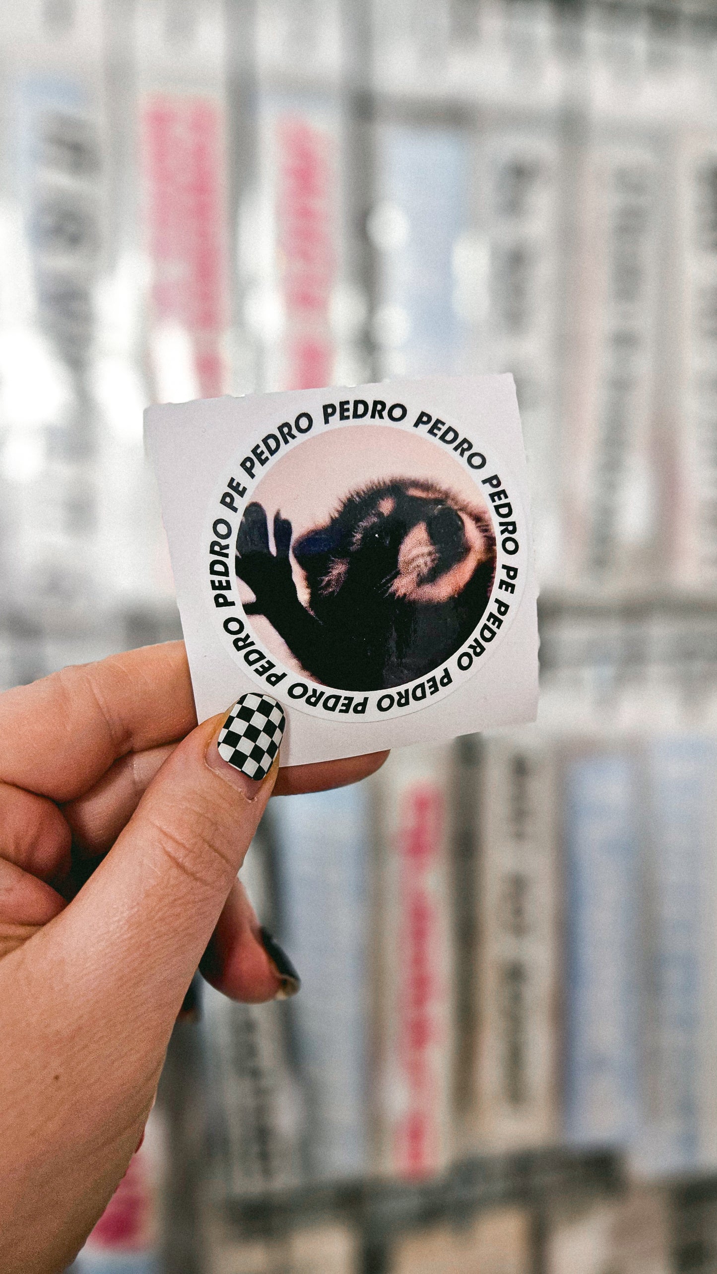 ''Pedro'' Vinyl Sticker