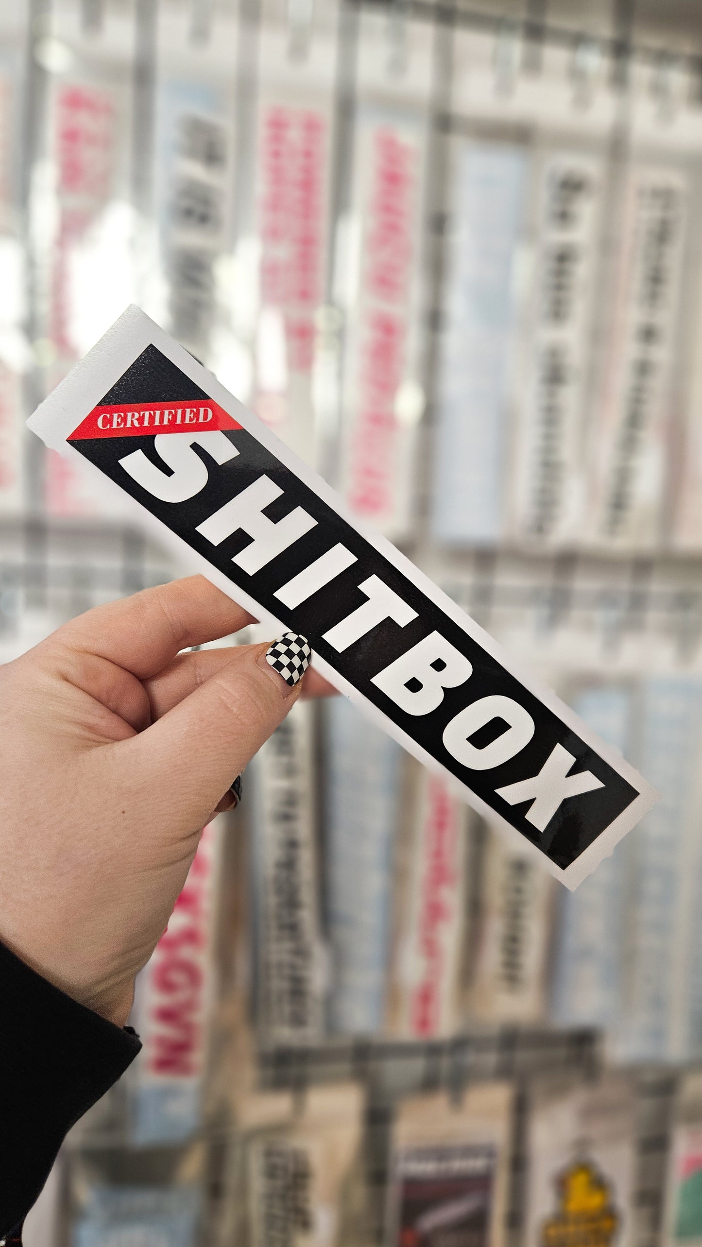 ''Shitbox No.2''  Vinyl Sticker