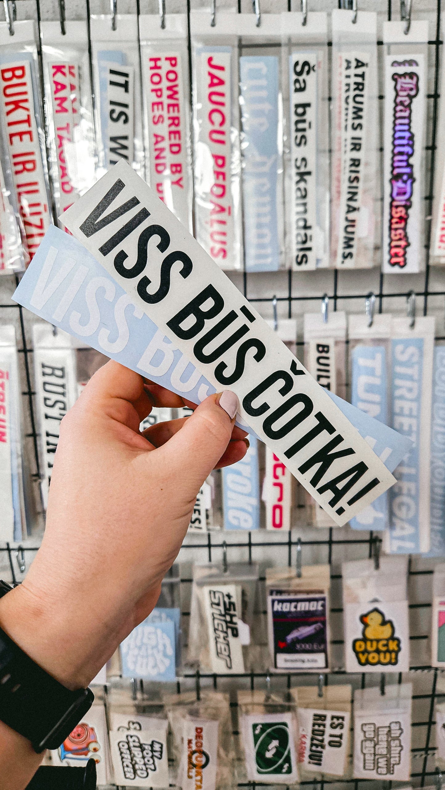 Viss būs čotka! - Plotted Vinyl Sticker