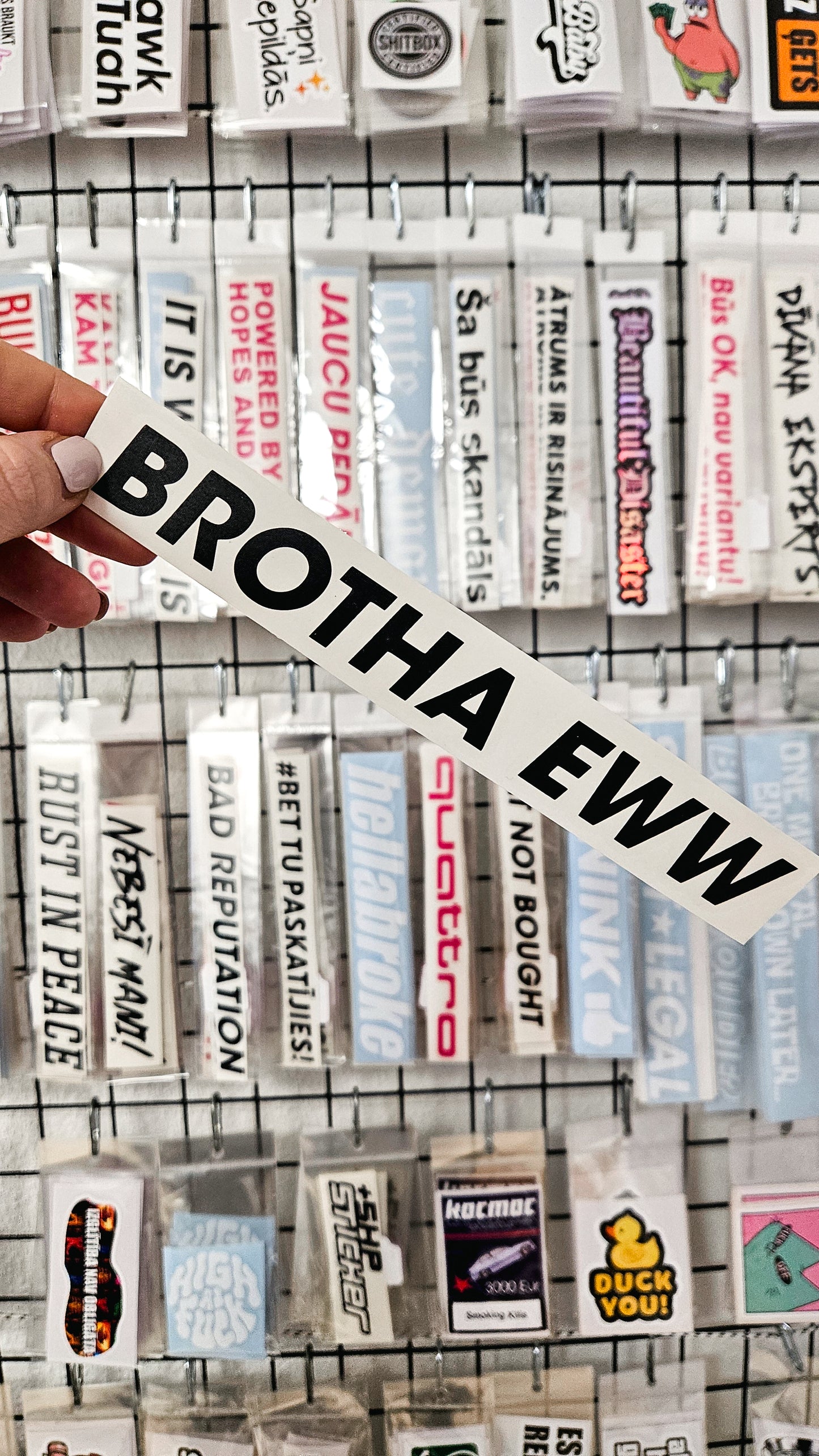 Brotha Ewww - Plotted Vinyl Sticker