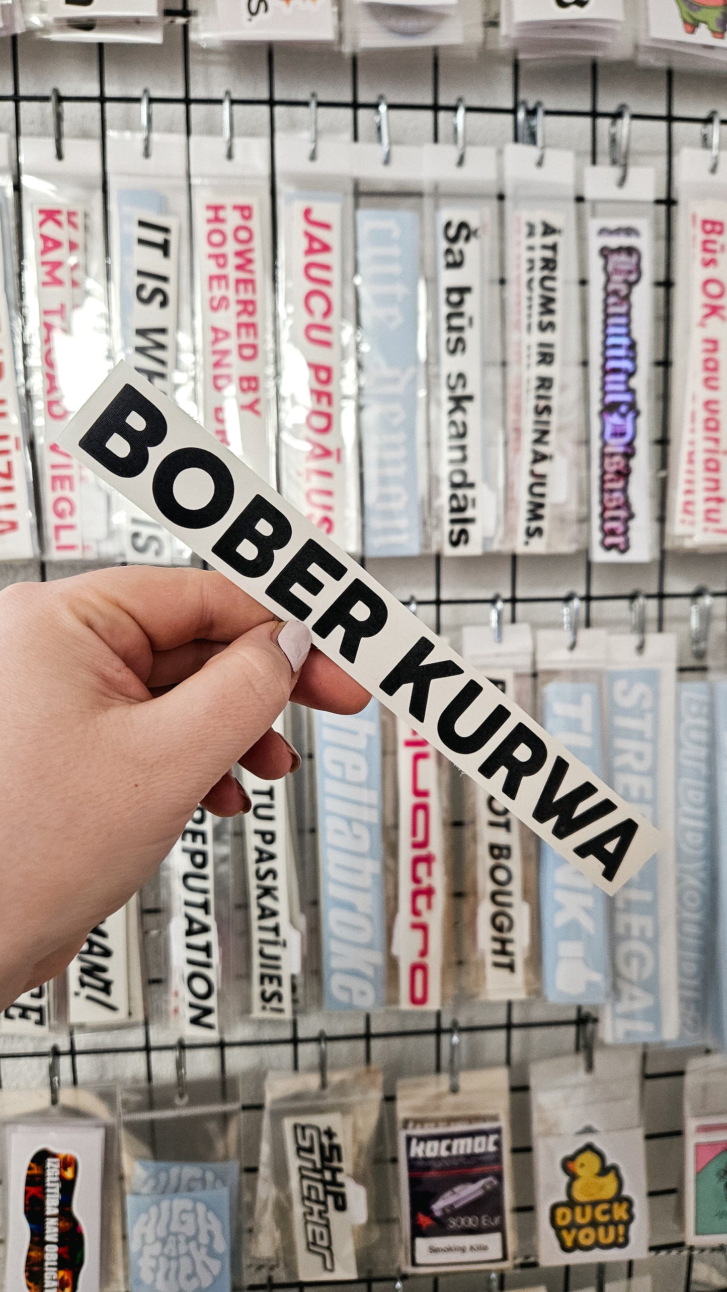 Bober Kurwa - Plotted Vinyl Sticker