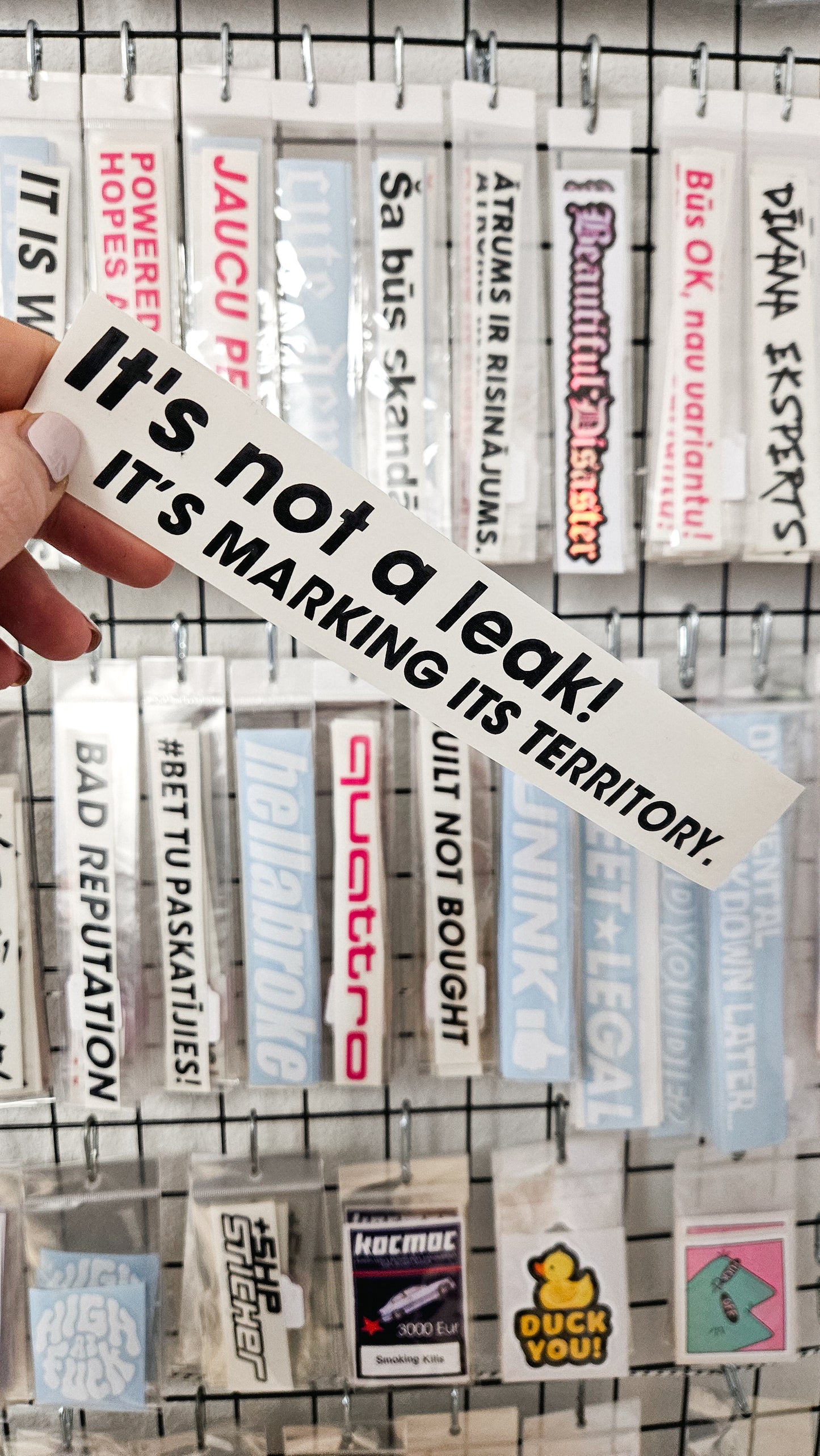 It`s not a leak! - Plotted Vinyl Sticker