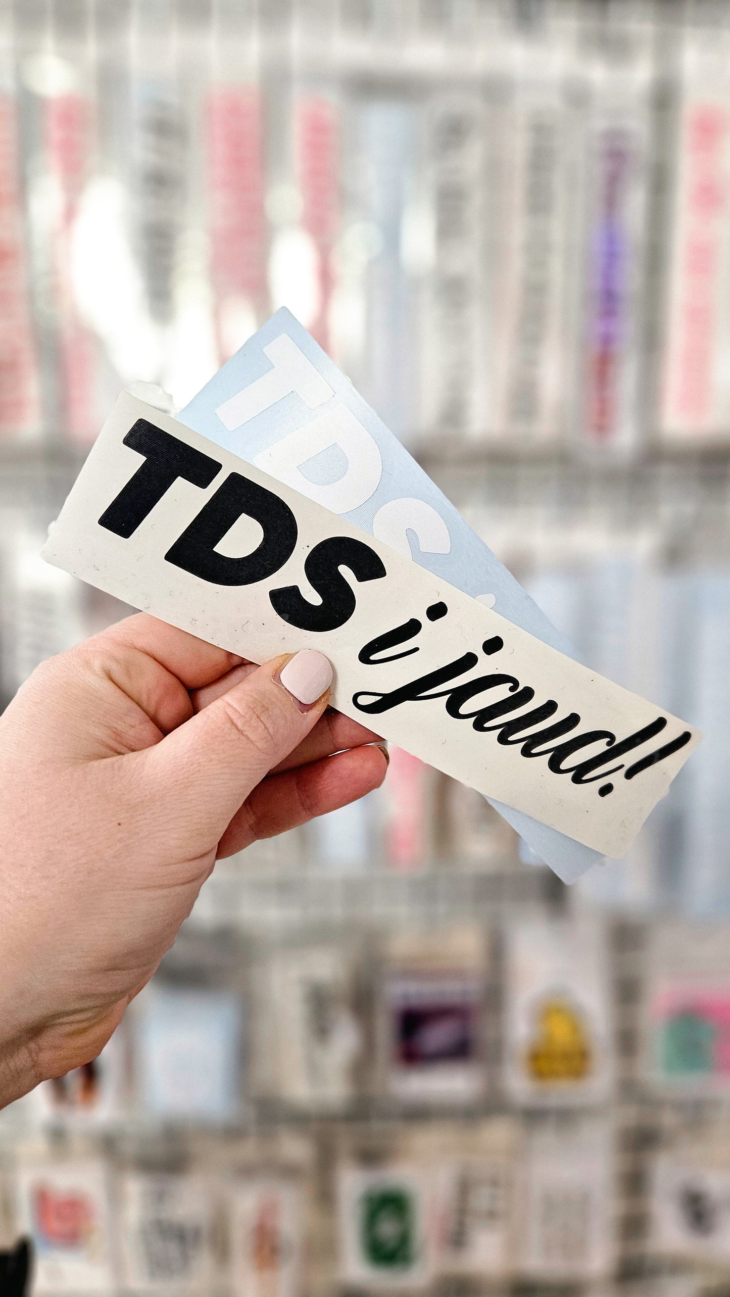 TDS i Jaud! - Plotted Vinyl Sticker