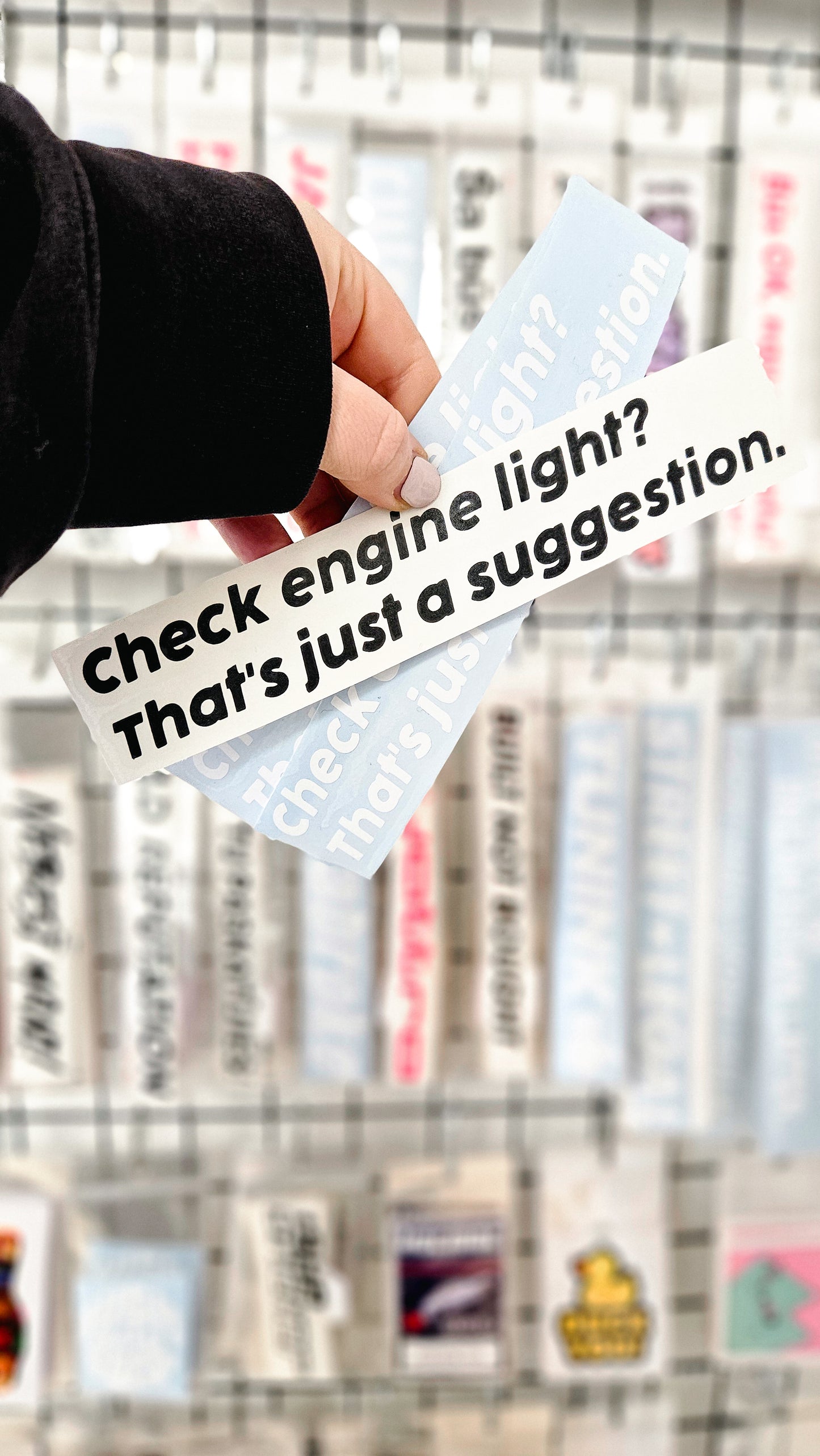 Check engine light? - Plotted Vinyl Sticker