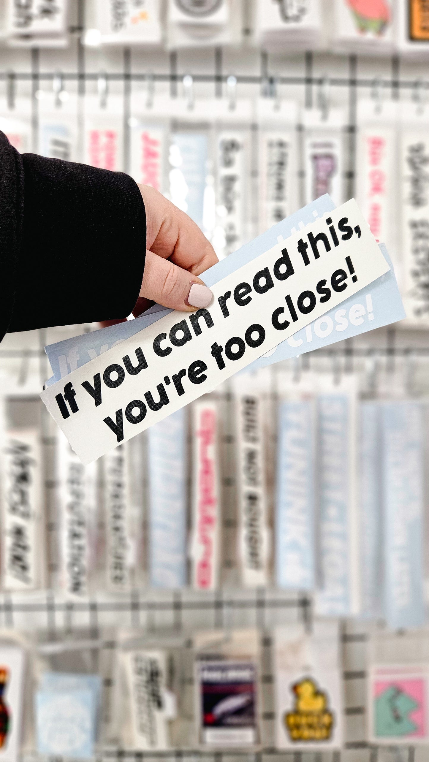 If you can read this... - Plotted Vinyl Sticker