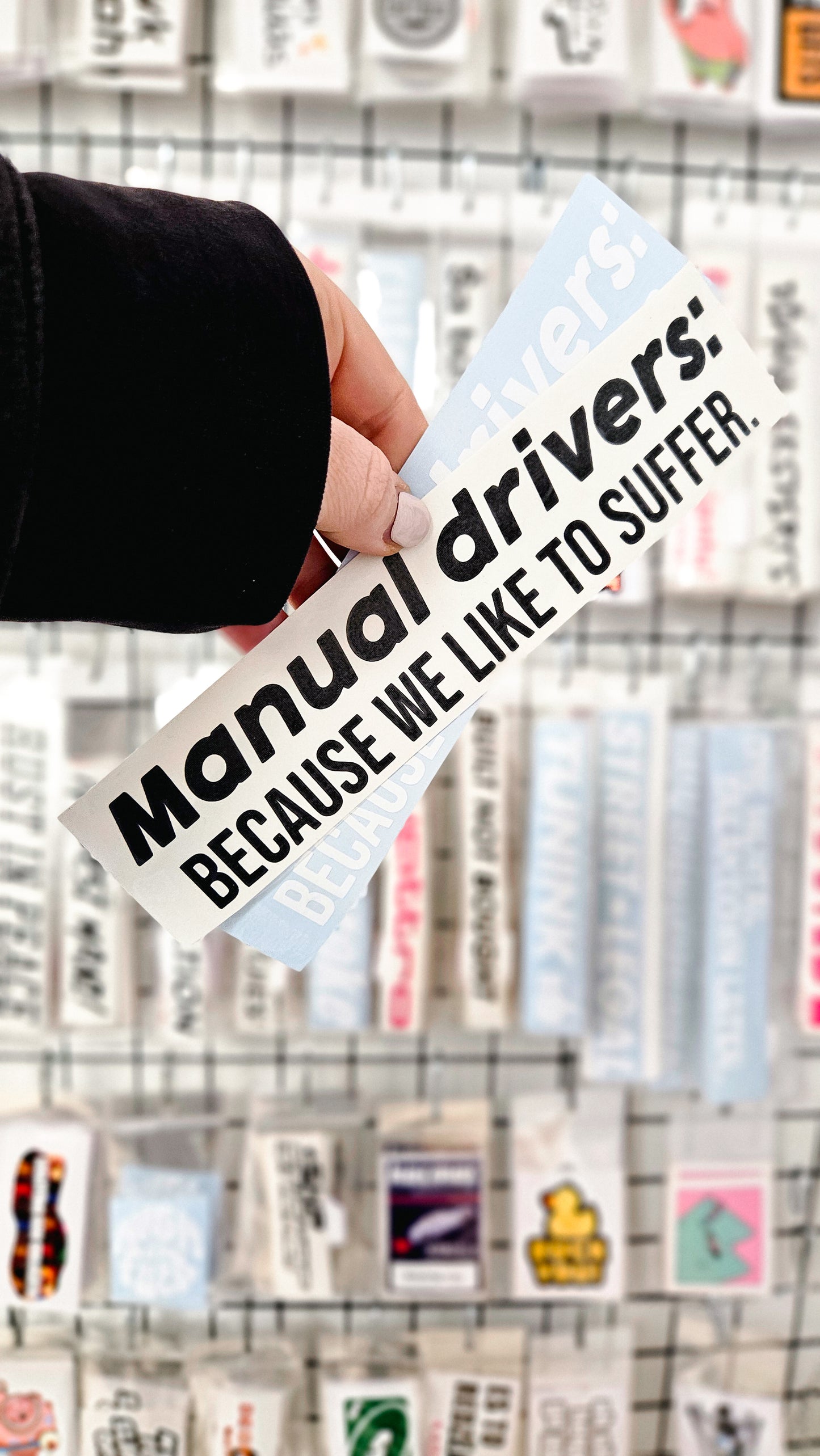 Manual Drivers - Plotted Vinyl Sticker