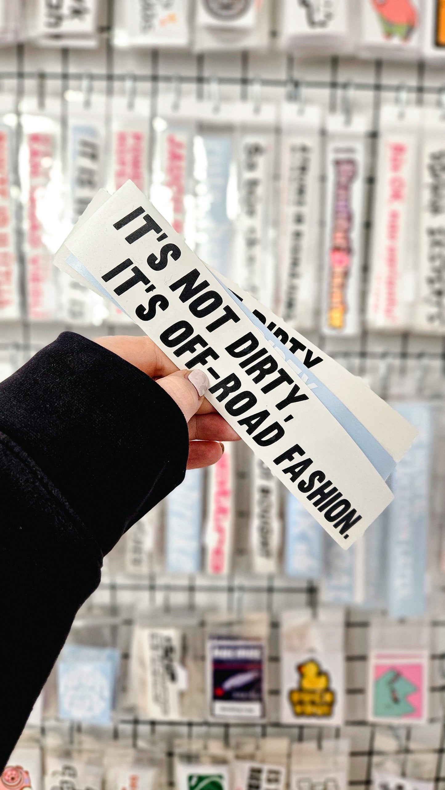 ''It`s not Dirty!'' - Plotted Vinyl Sticker